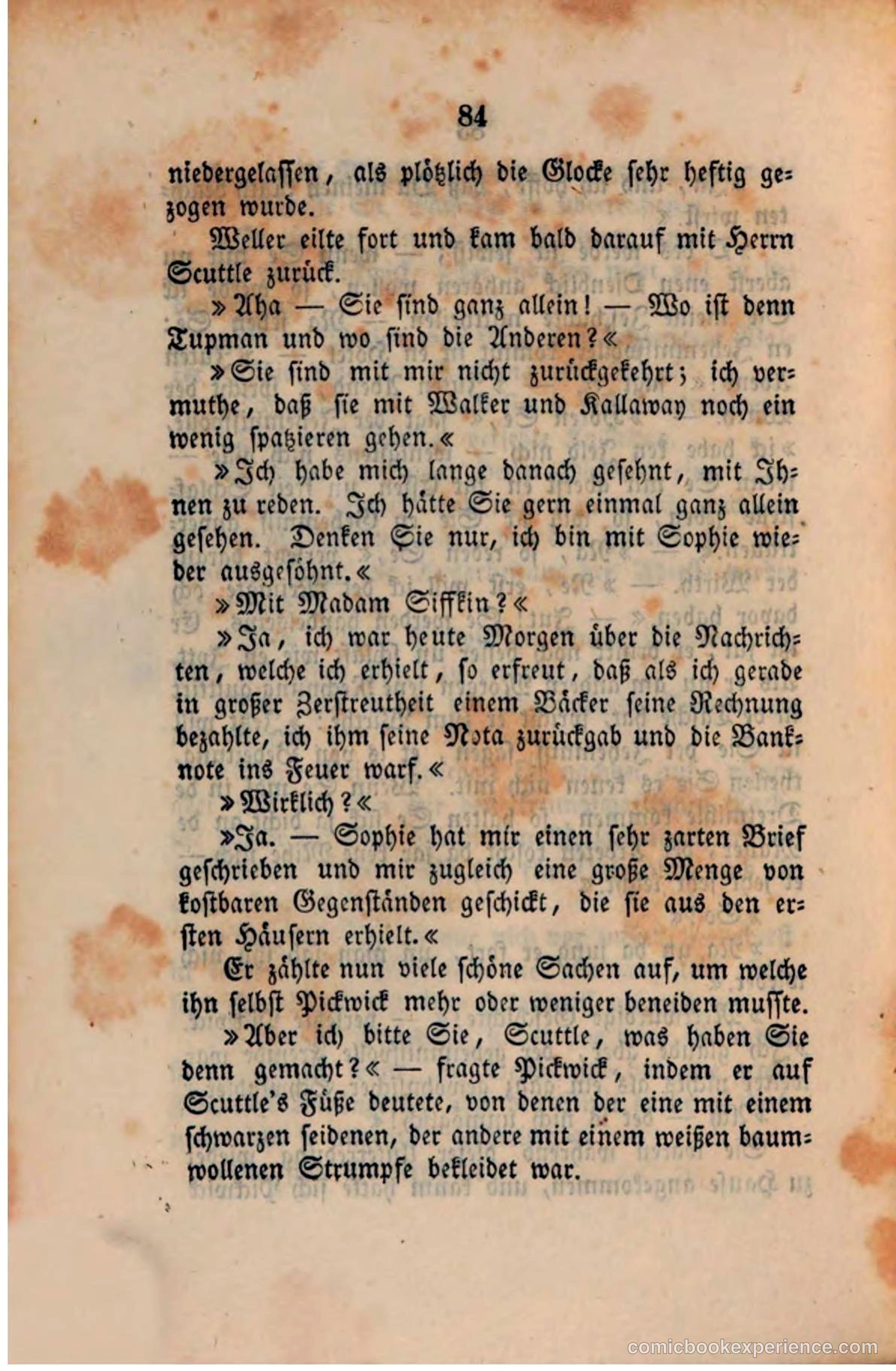 Pickwick in der Fremde (Pickwick Abroad) — page 88 of 281