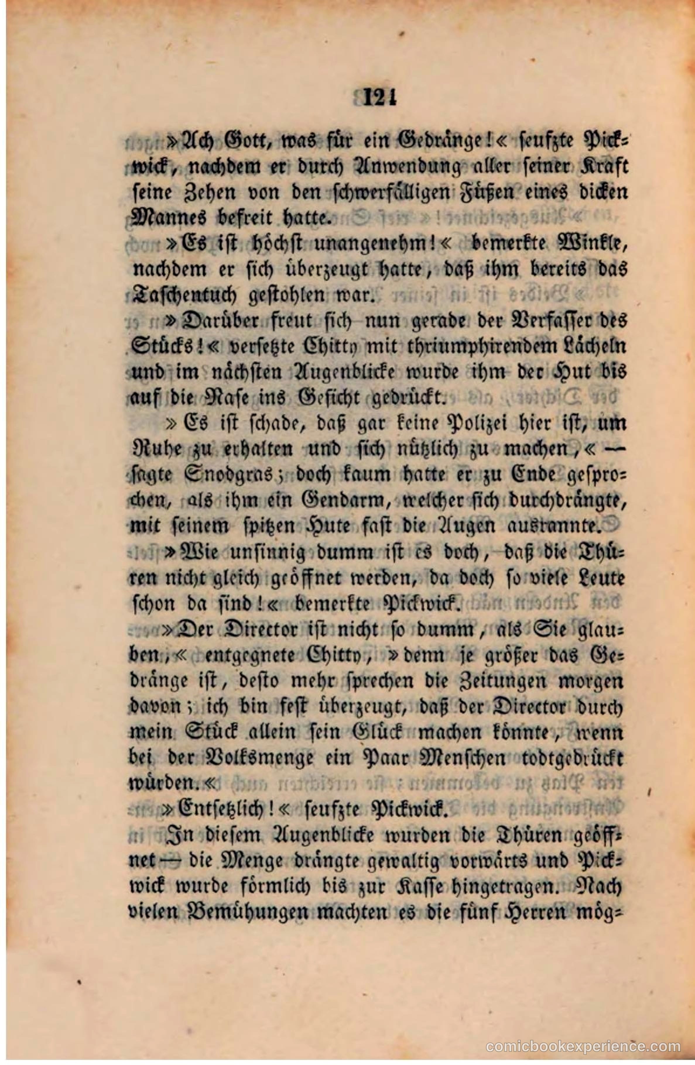 Pickwick in der Fremde (Pickwick Abroad) — page 128 of 281