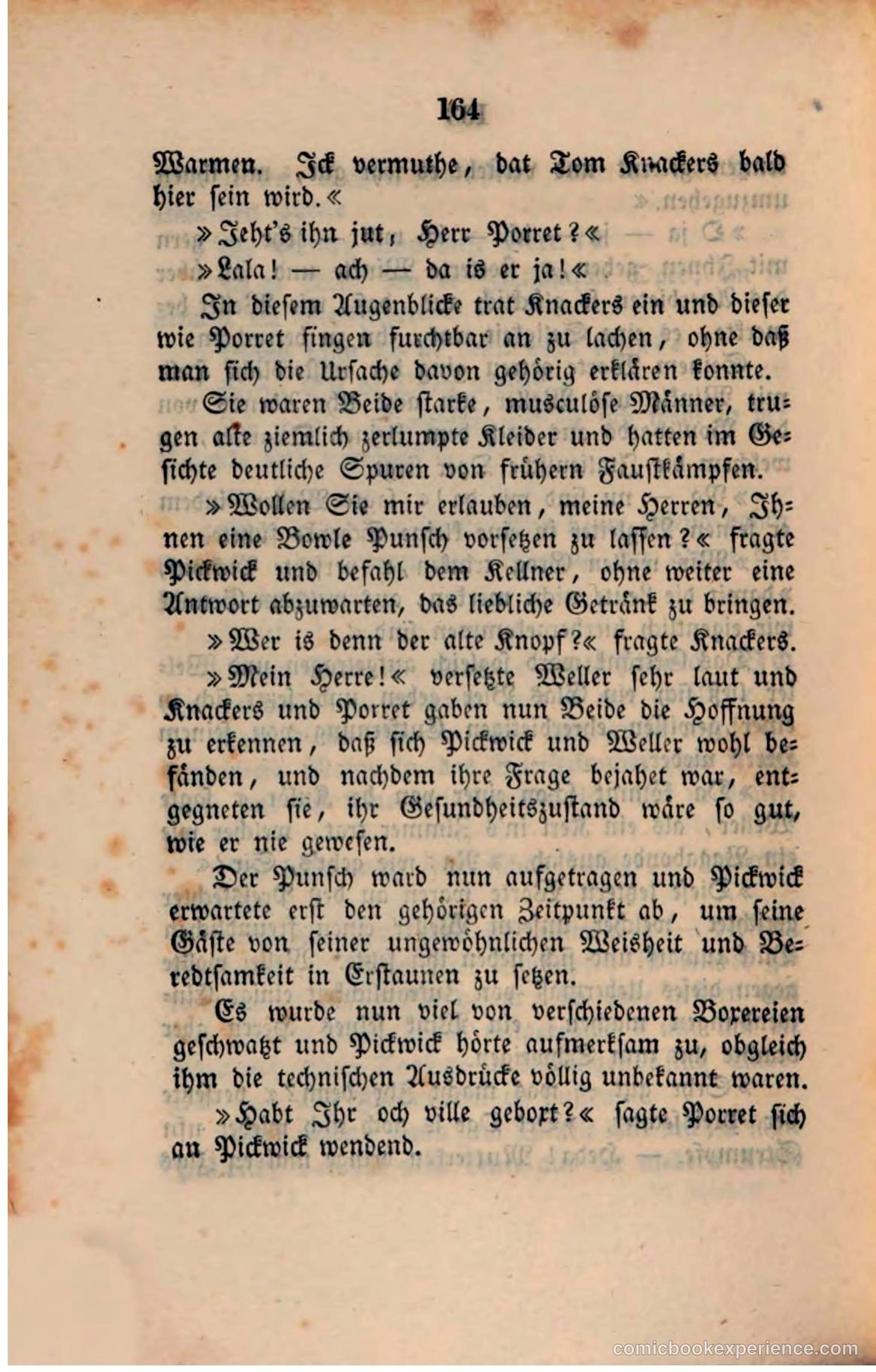 Pickwick in der Fremde (Pickwick Abroad) — page 168 of 281