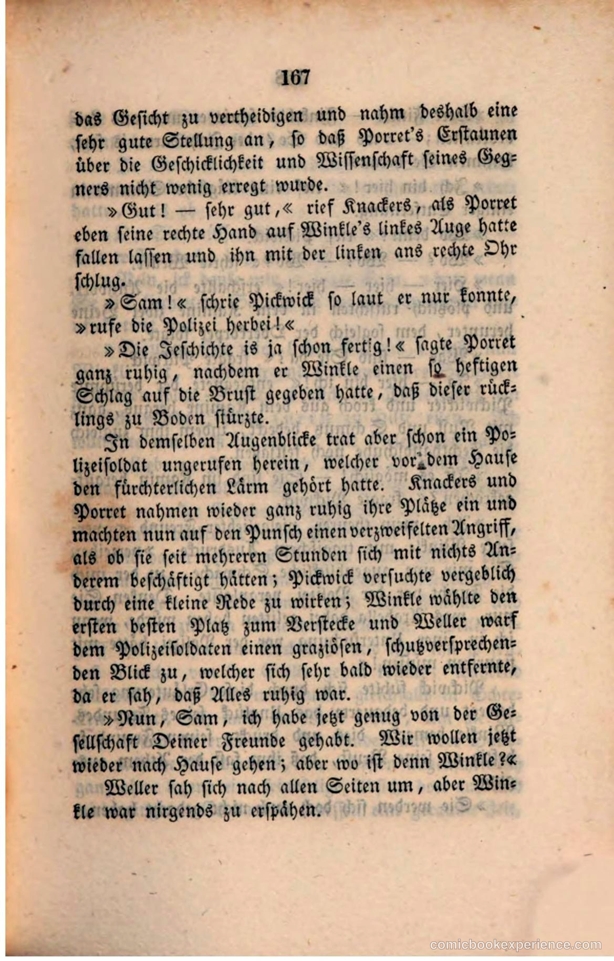 Pickwick in der Fremde (Pickwick Abroad) — page 171 of 281