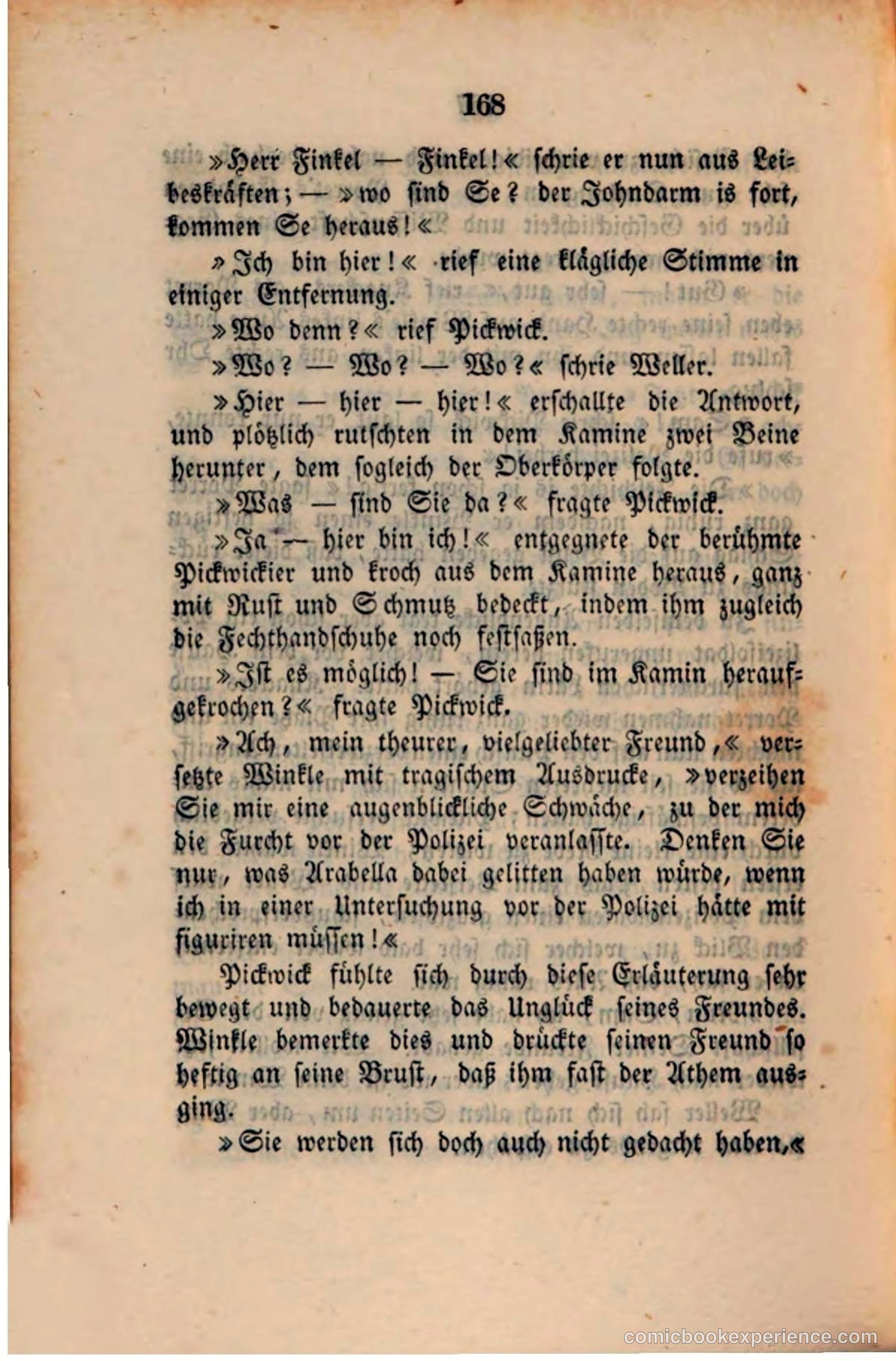 Pickwick in der Fremde (Pickwick Abroad) — page 172 of 281