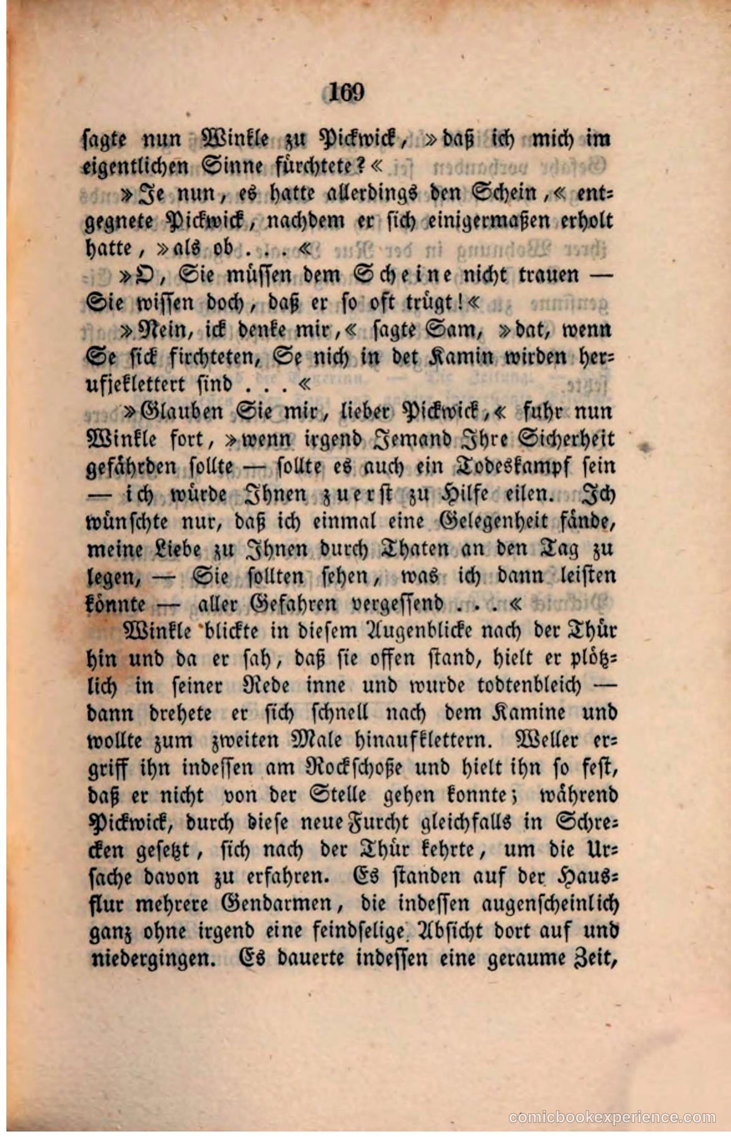Pickwick in der Fremde (Pickwick Abroad) — page 173 of 281