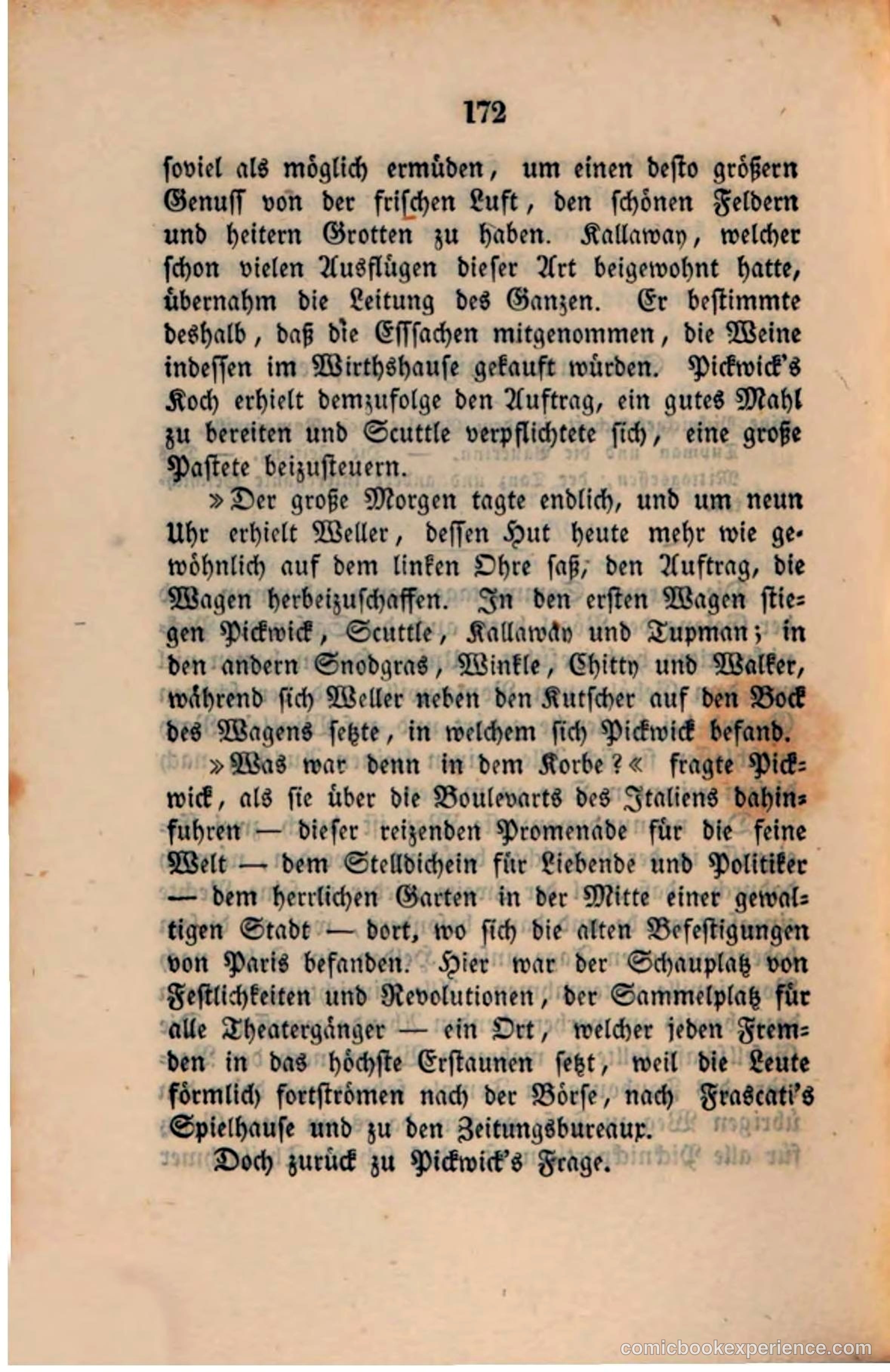 Pickwick in der Fremde (Pickwick Abroad) — page 176 of 281