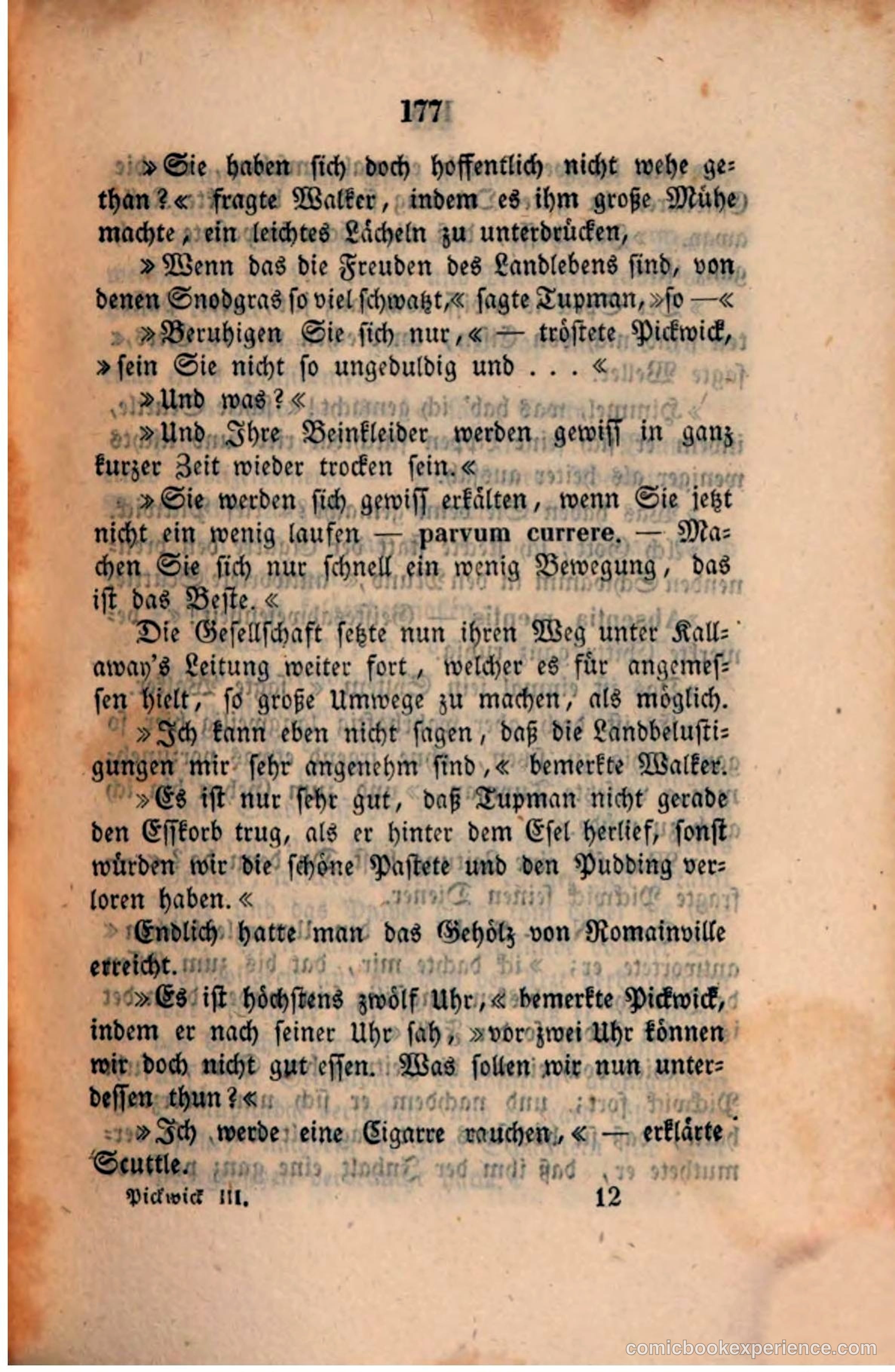 Pickwick in der Fremde (Pickwick Abroad) — page 183 of 281