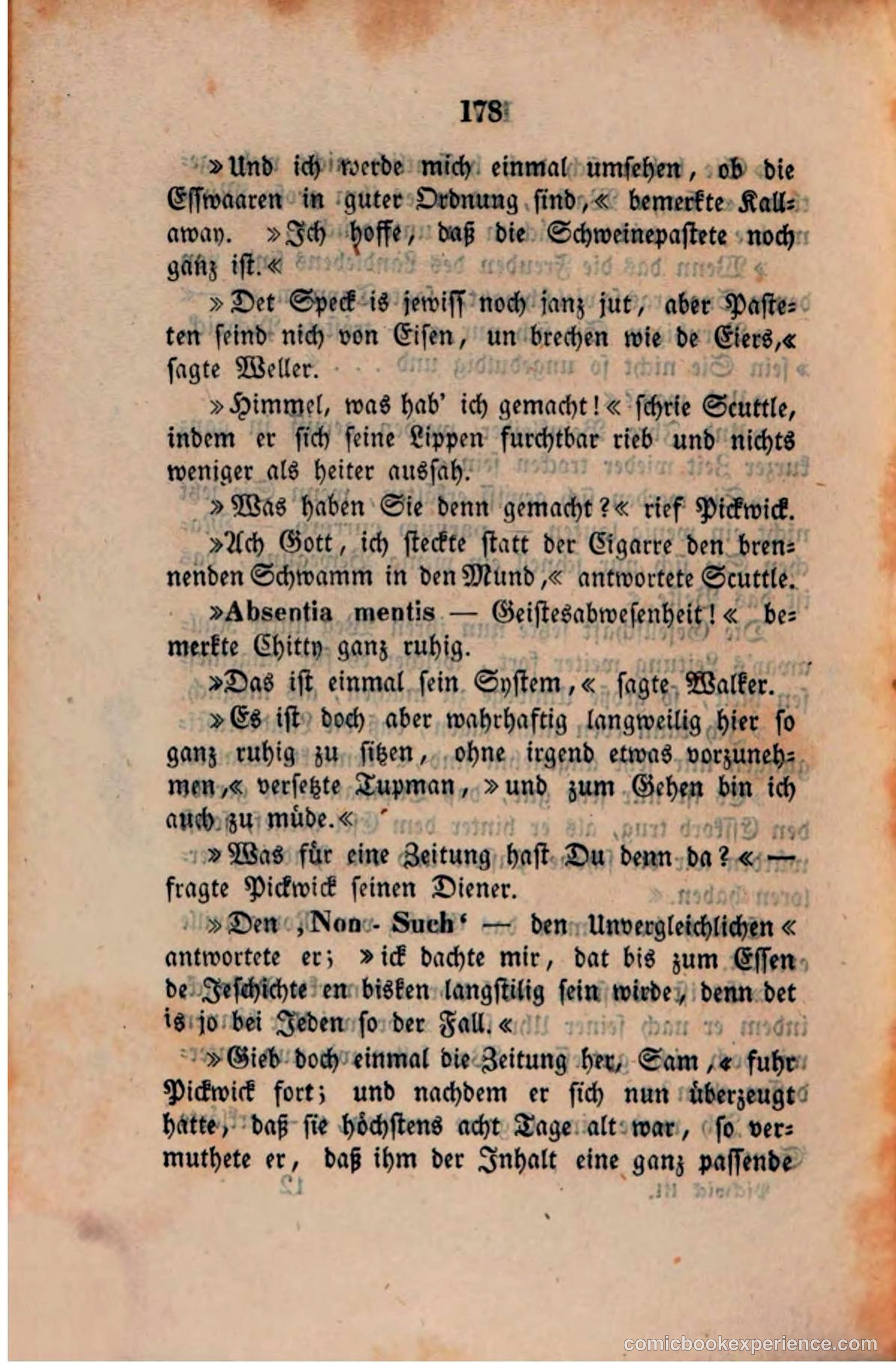 Pickwick in der Fremde (Pickwick Abroad) — page 184 of 281
