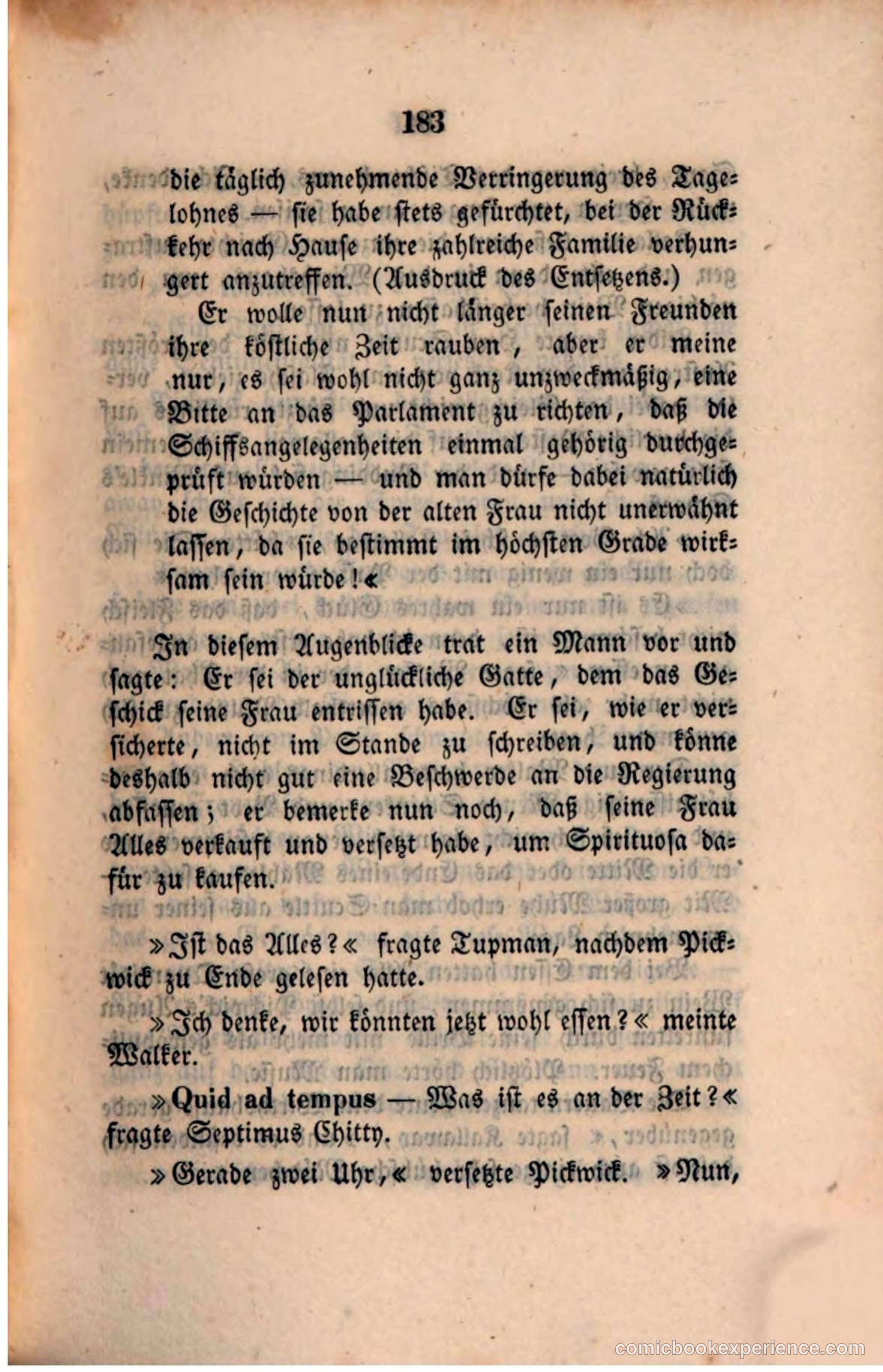 Pickwick in der Fremde (Pickwick Abroad) — page 189 of 281