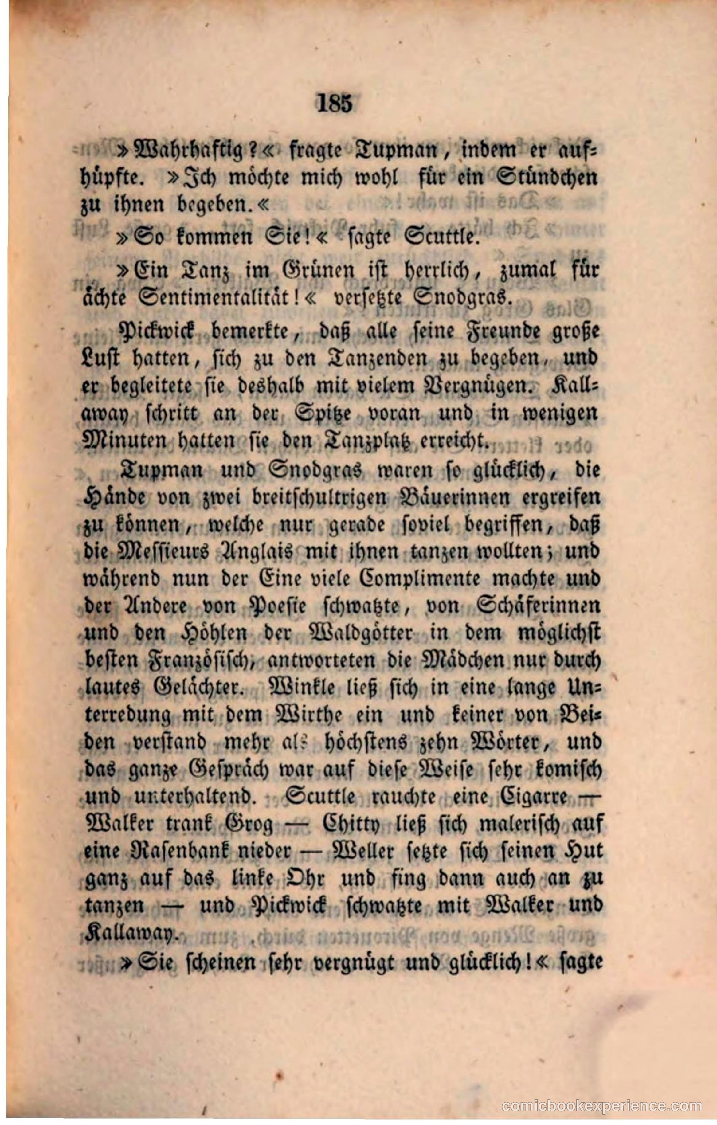Pickwick in der Fremde (Pickwick Abroad) — page 191 of 281
