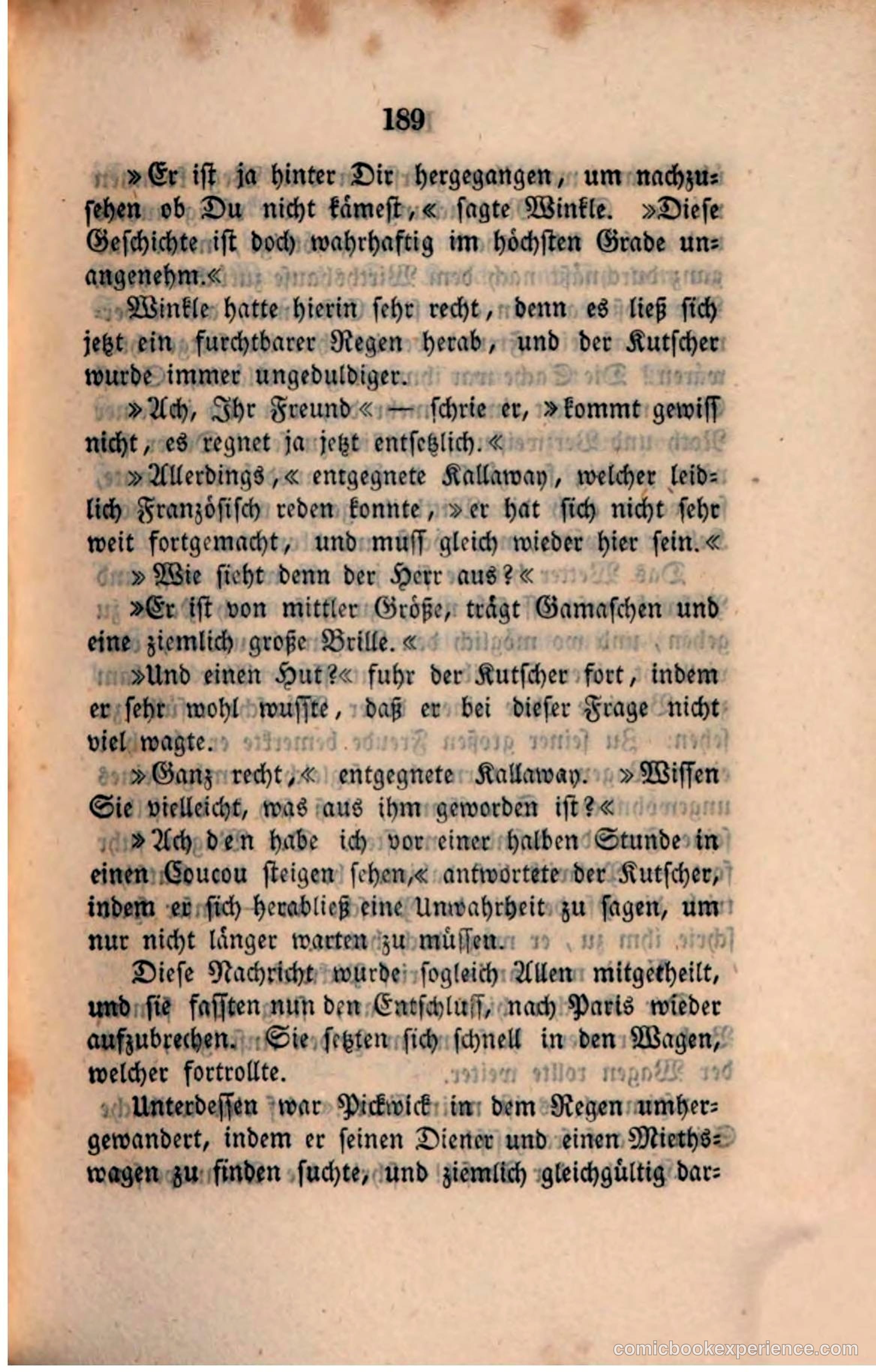 Pickwick in der Fremde (Pickwick Abroad) — page 195 of 281