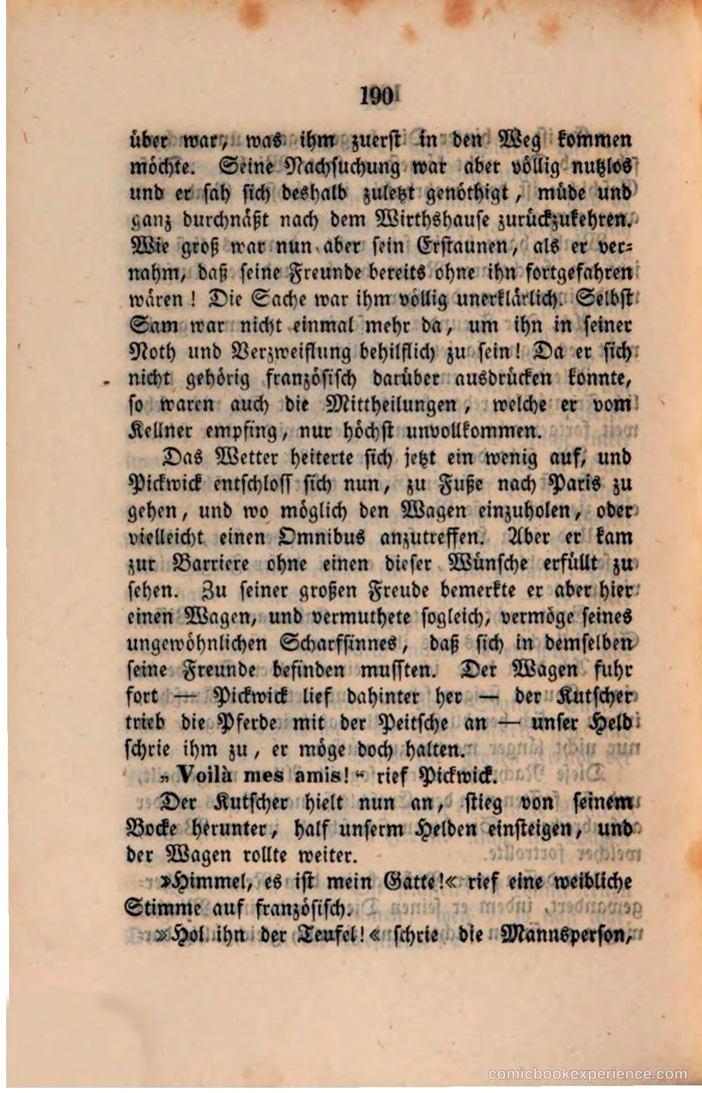 Pickwick in der Fremde (Pickwick Abroad) — page 196 of 281