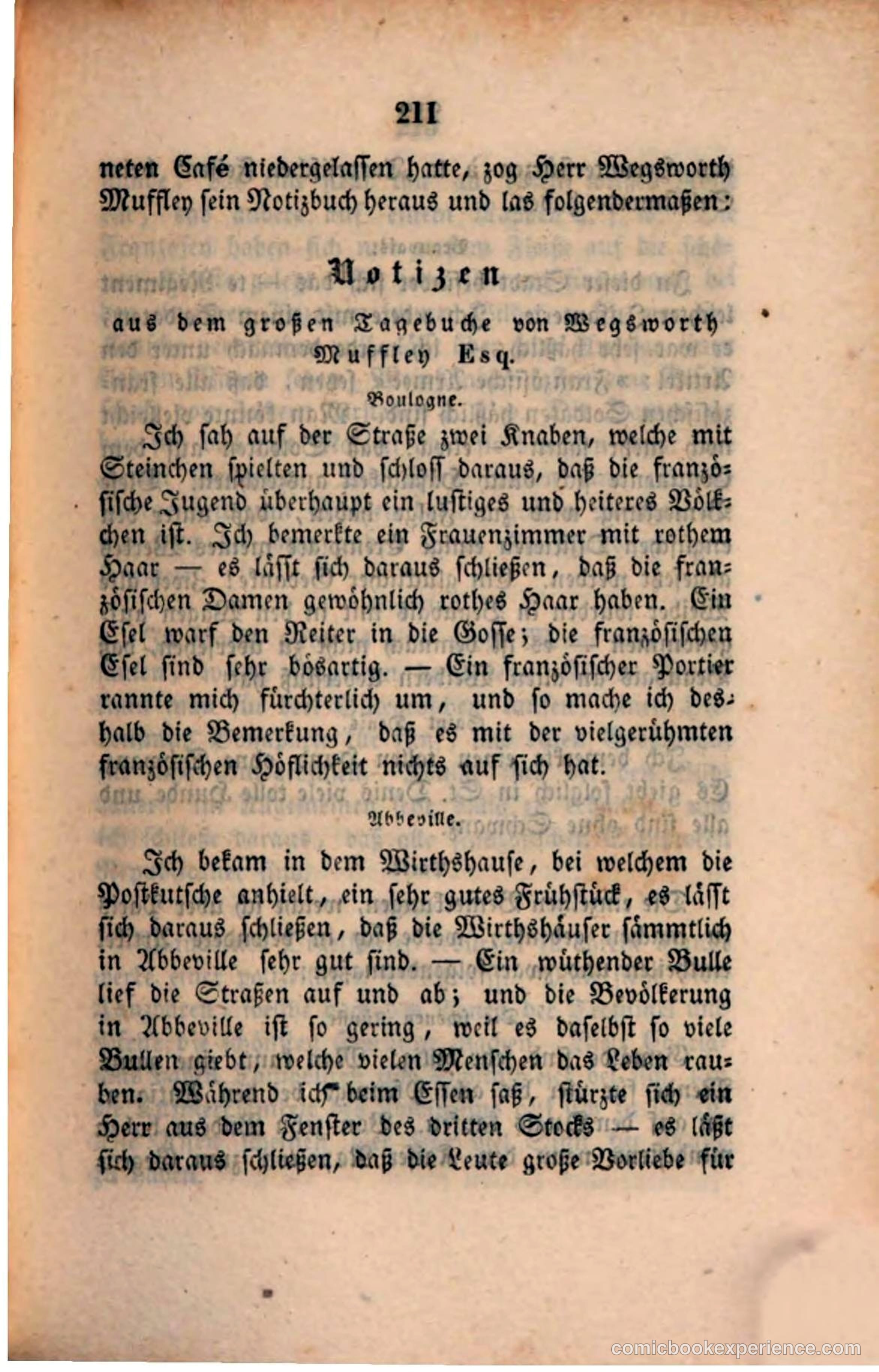 Pickwick in der Fremde (Pickwick Abroad) — page 217 of 281