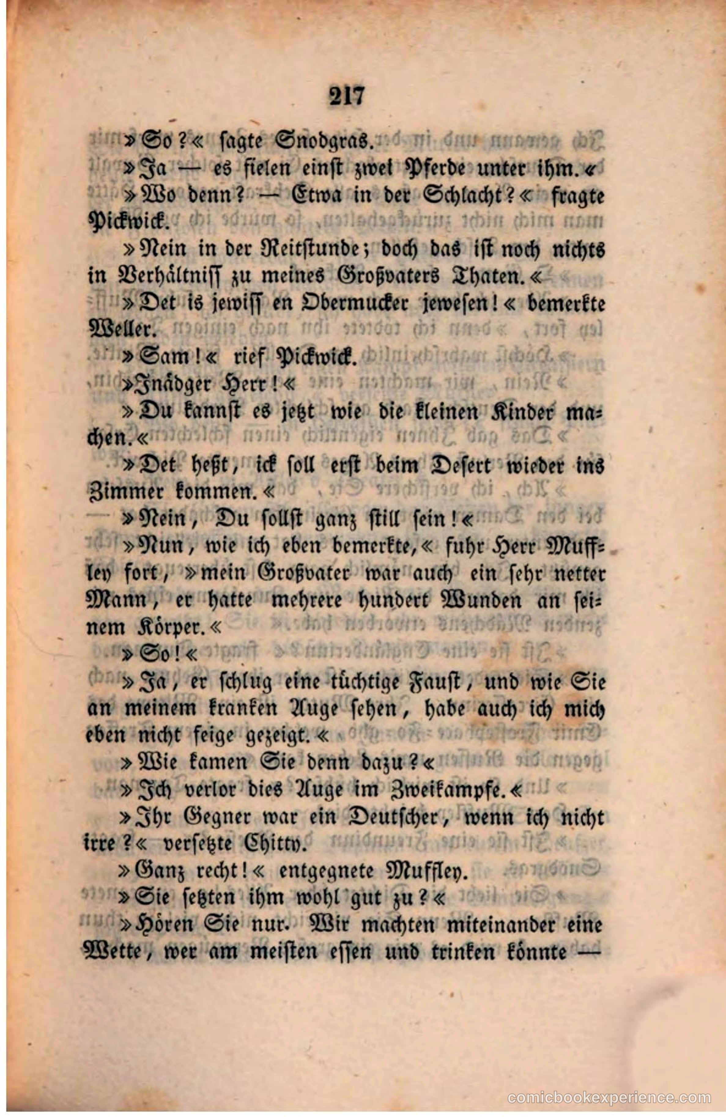 Pickwick in der Fremde (Pickwick Abroad) — page 223 of 281
