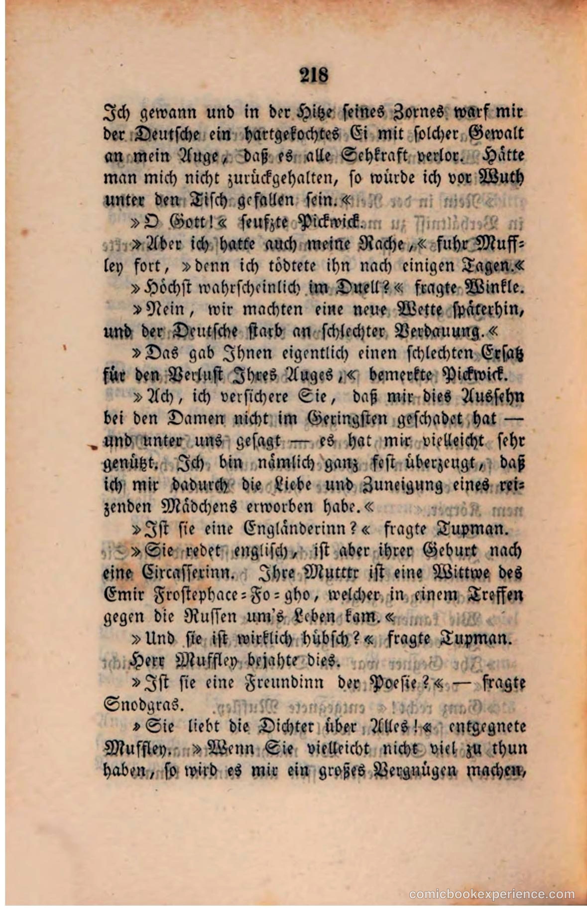 Pickwick in der Fremde (Pickwick Abroad) — page 224 of 281