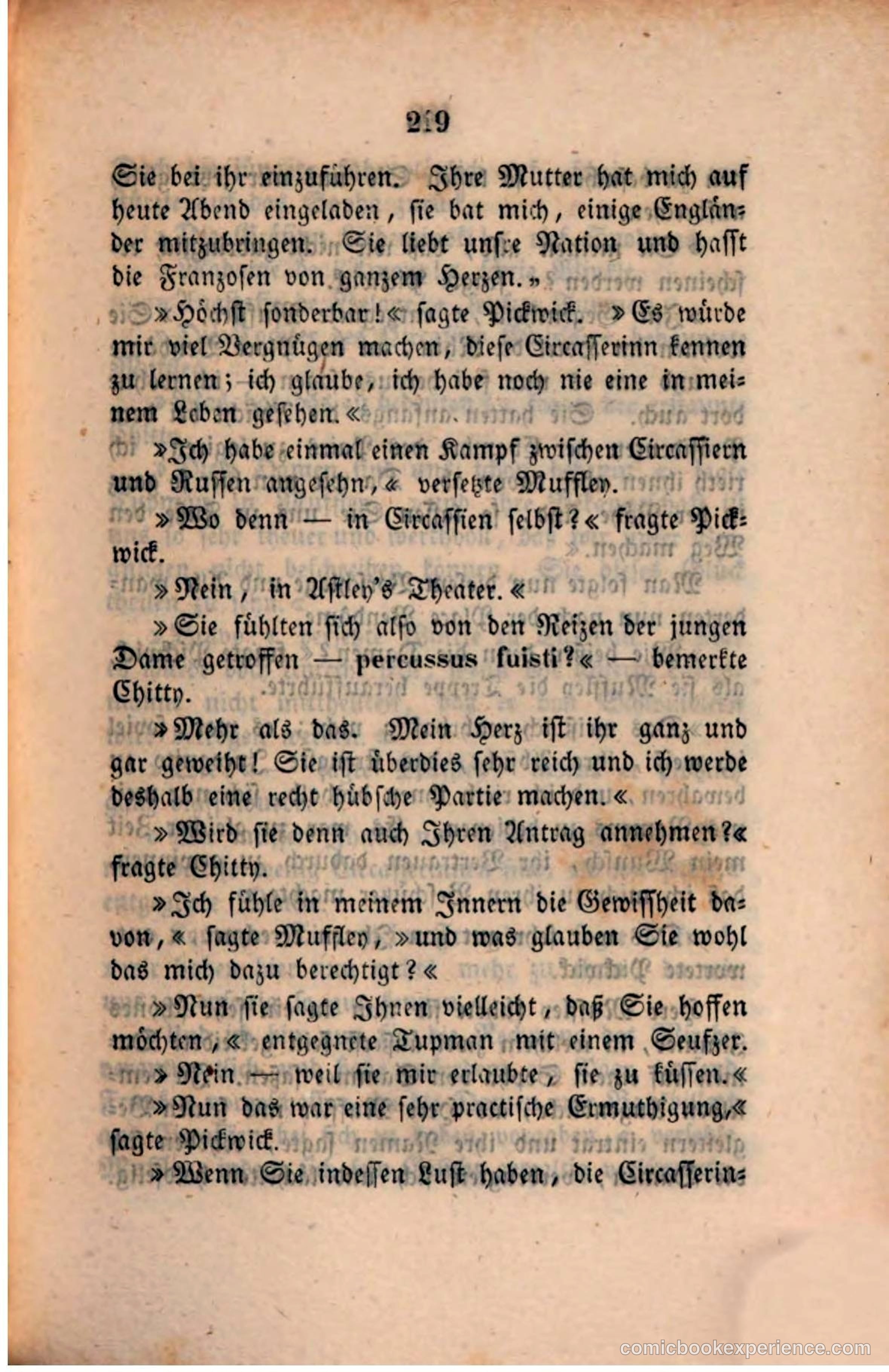 Pickwick in der Fremde (Pickwick Abroad) — page 225 of 281