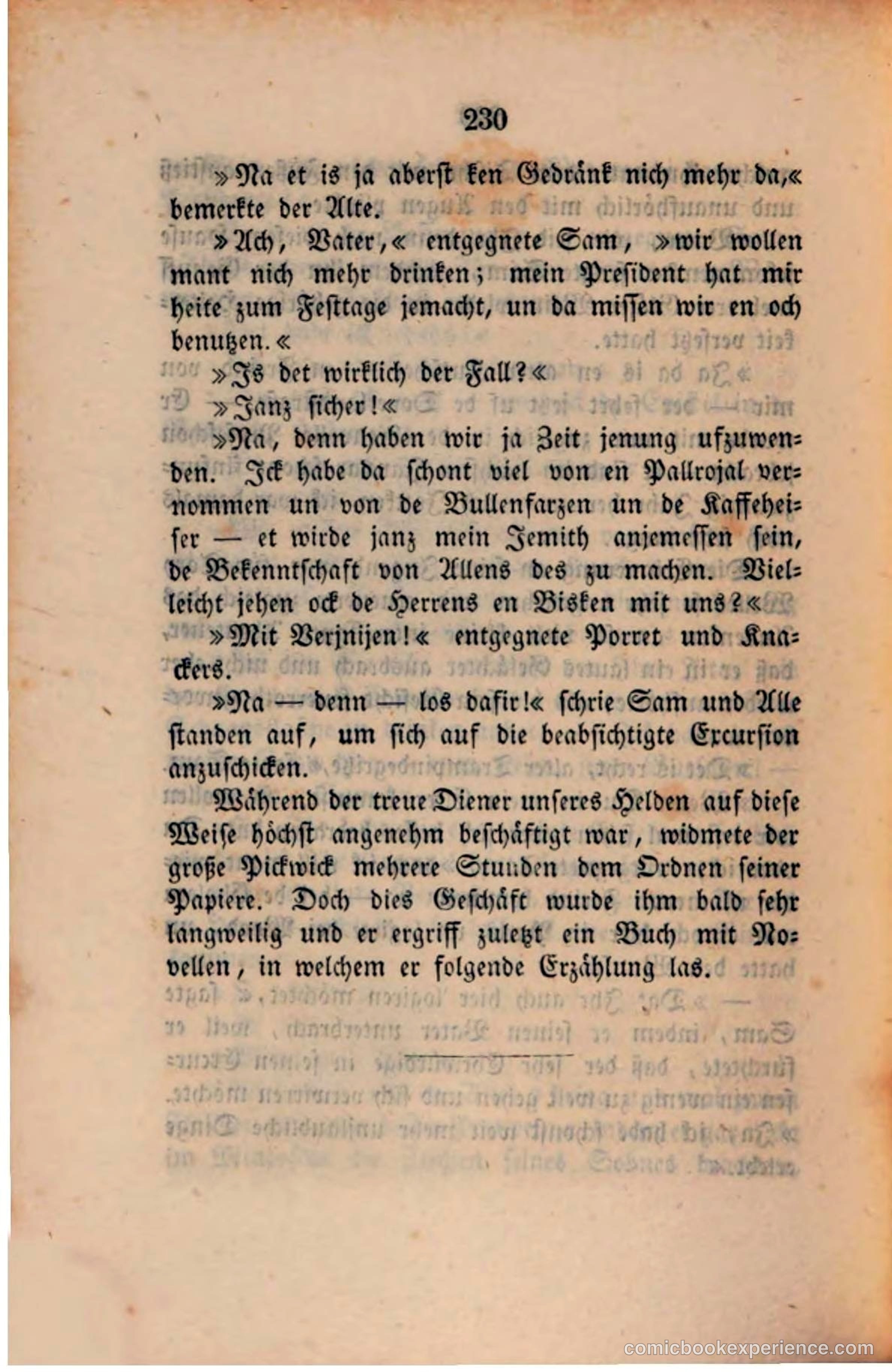 Pickwick in der Fremde (Pickwick Abroad) — page 236 of 281