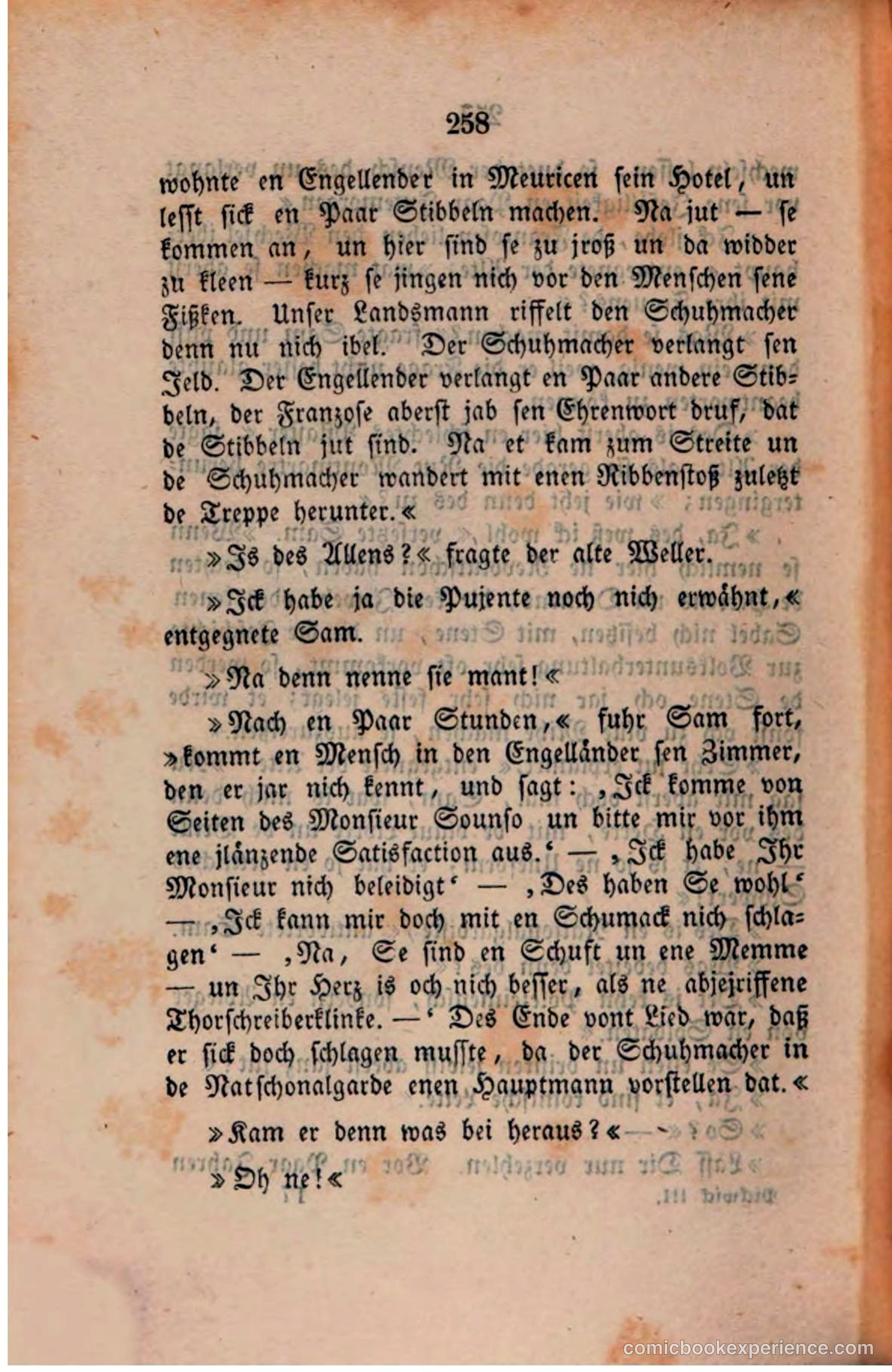 Pickwick in der Fremde (Pickwick Abroad) — page 266 of 281