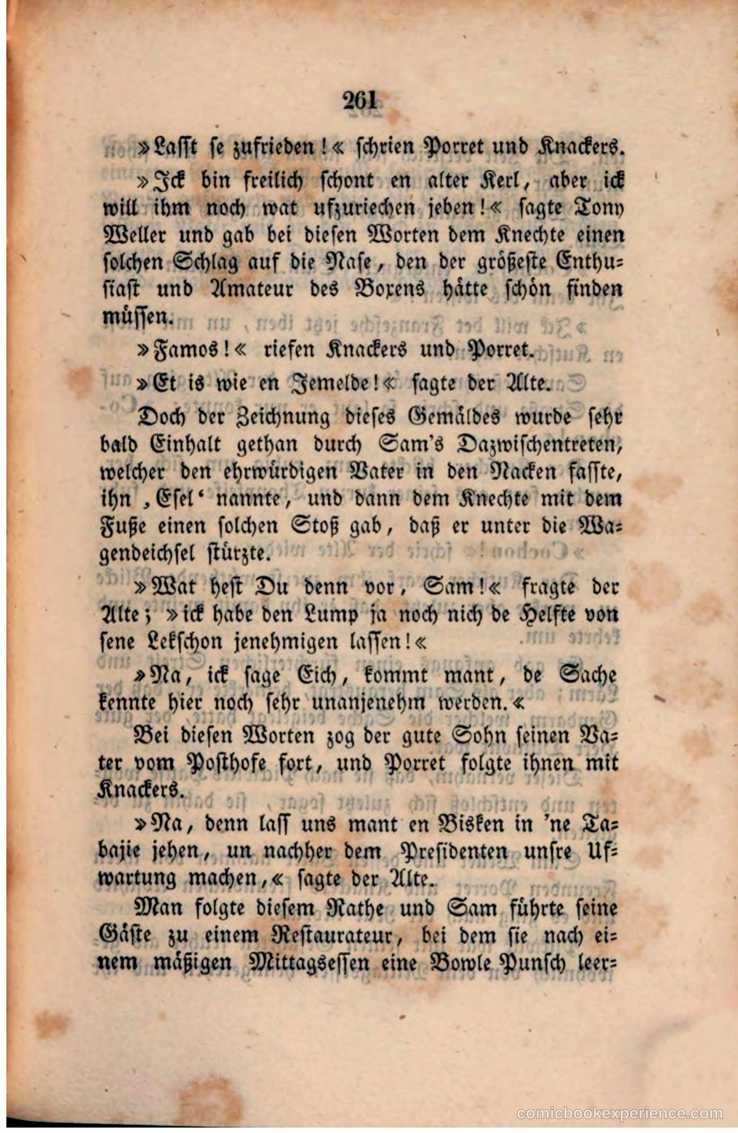 Pickwick in der Fremde (Pickwick Abroad) — page 269 of 281