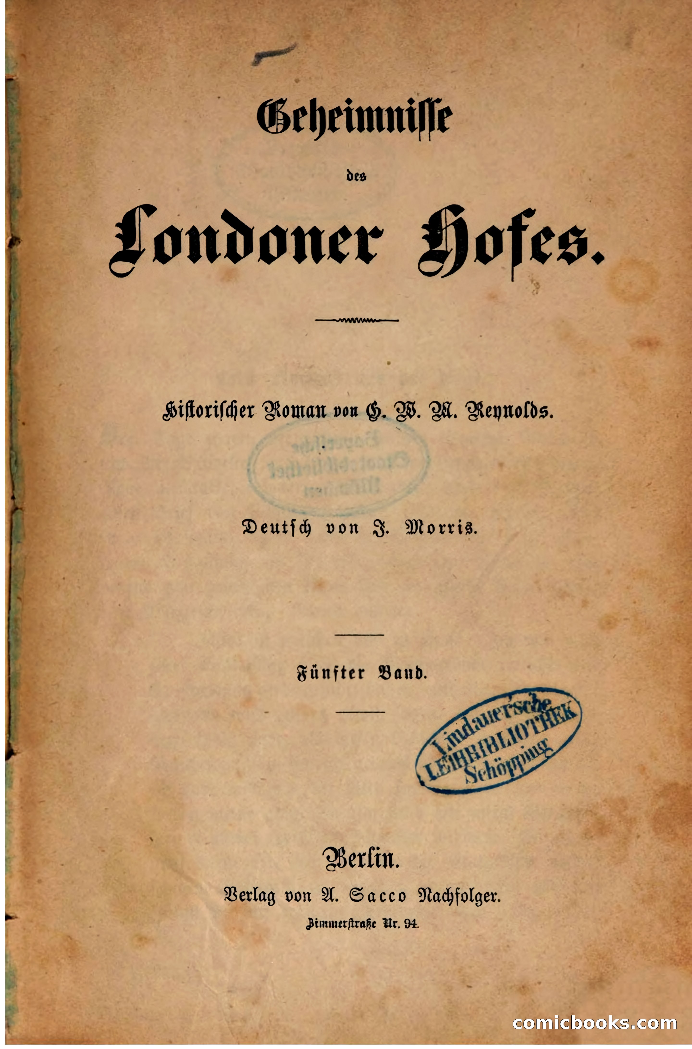 Geheimnisse des Londoner Hofes