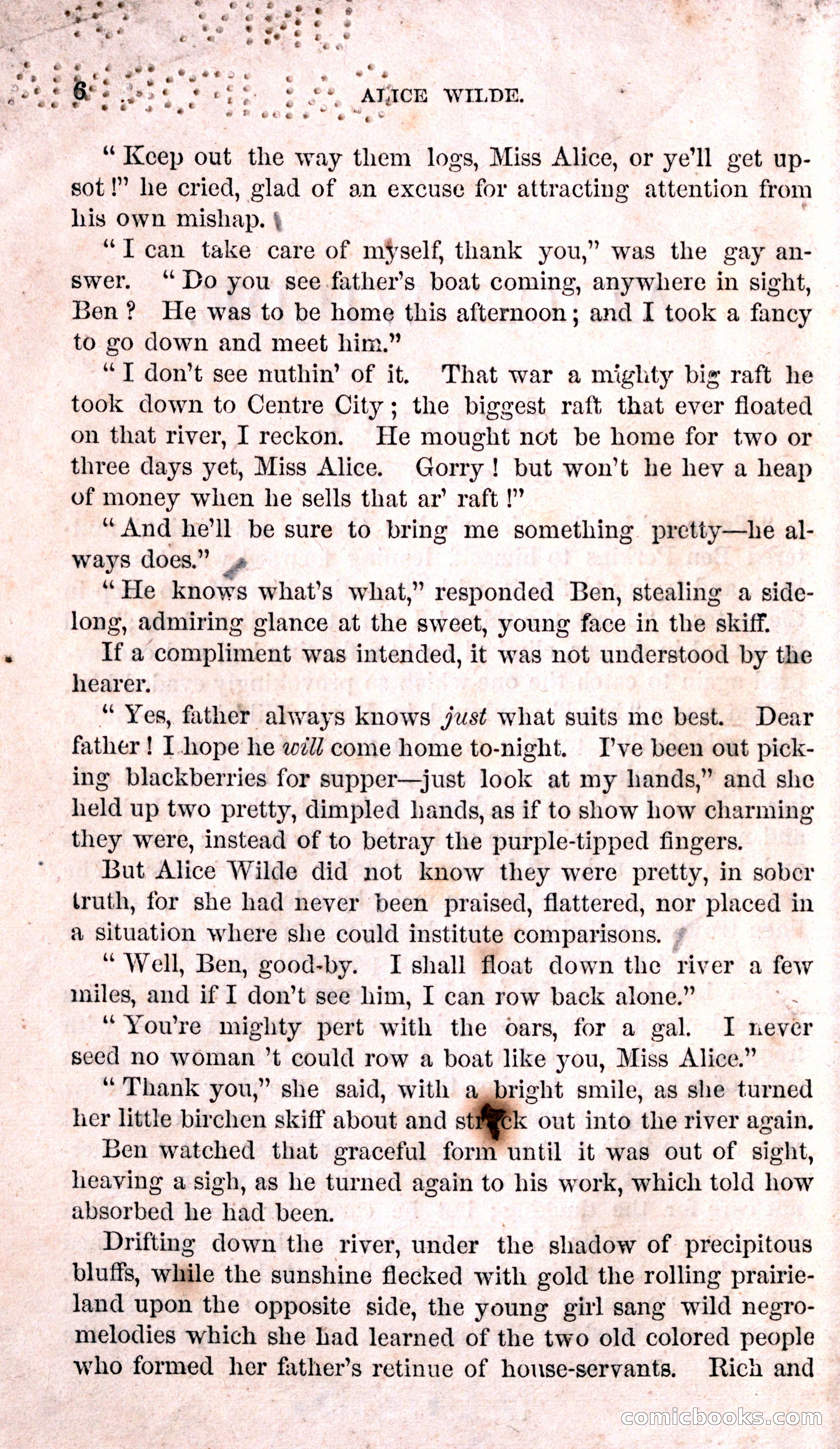 Alice Wilde: The Raftsman's Daughter — page 10 of 135