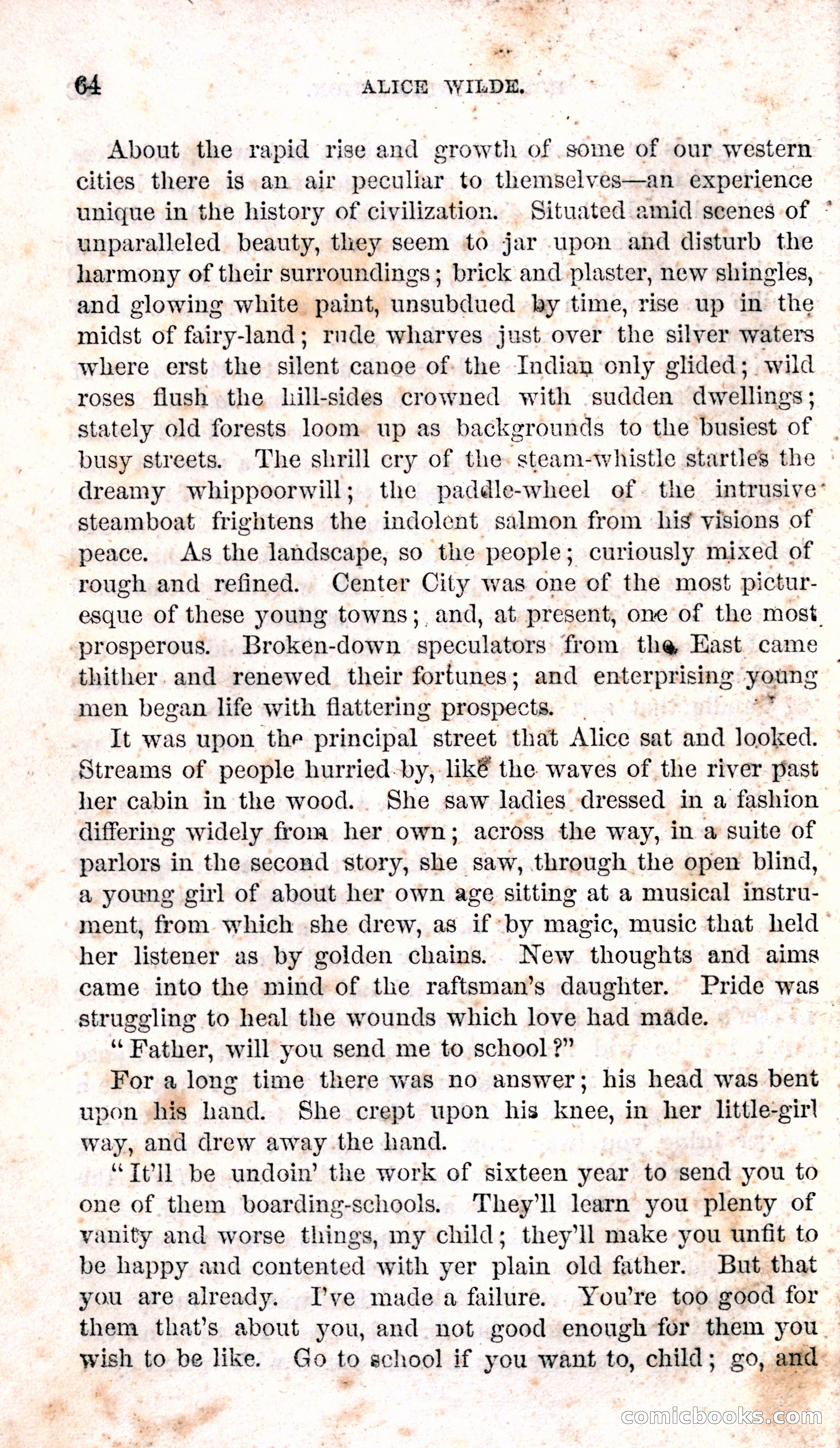 Alice Wilde: The Raftsman's Daughter — page 68 of 135