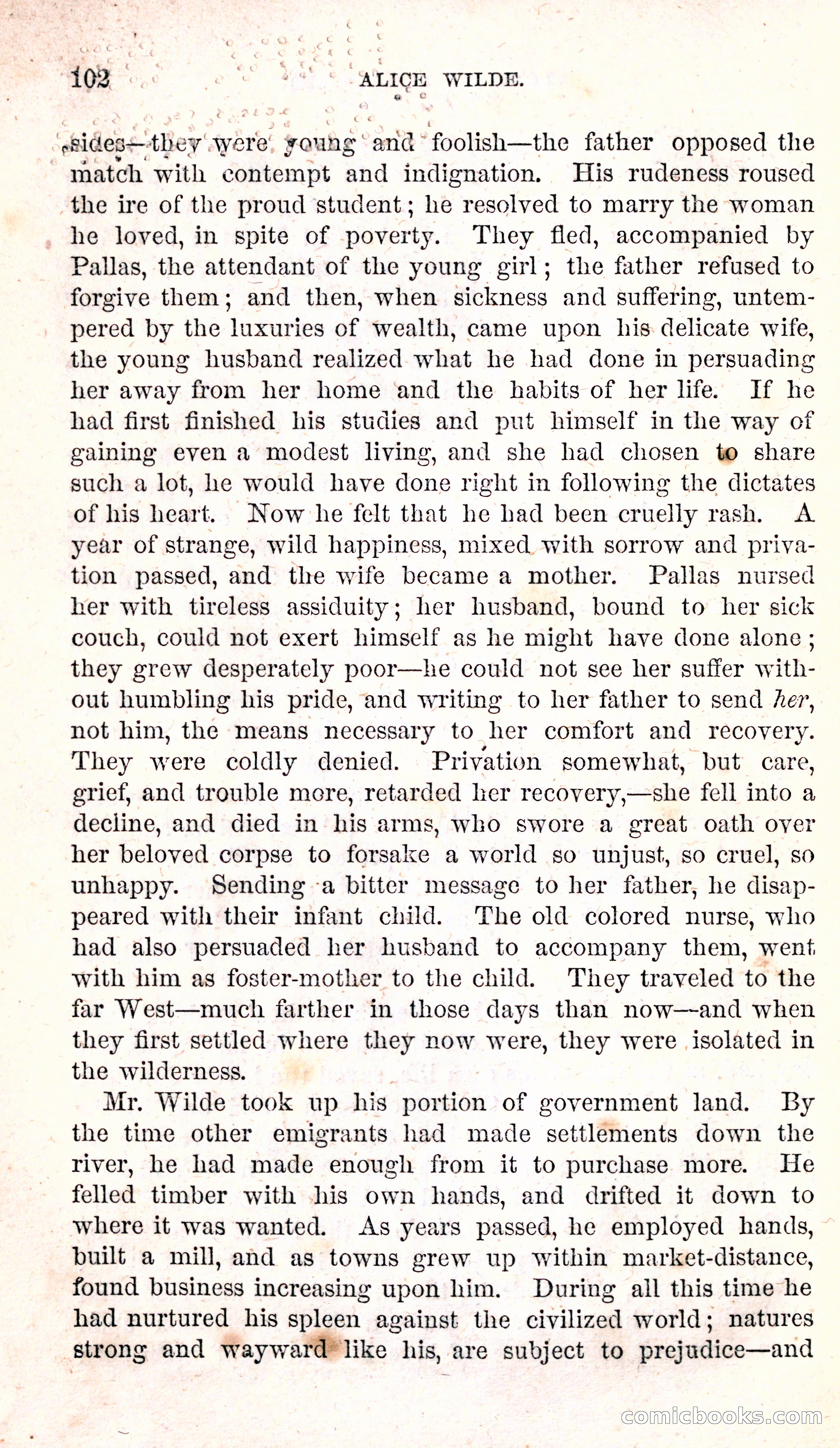 Alice Wilde: The Raftsman's Daughter — page 106 of 135