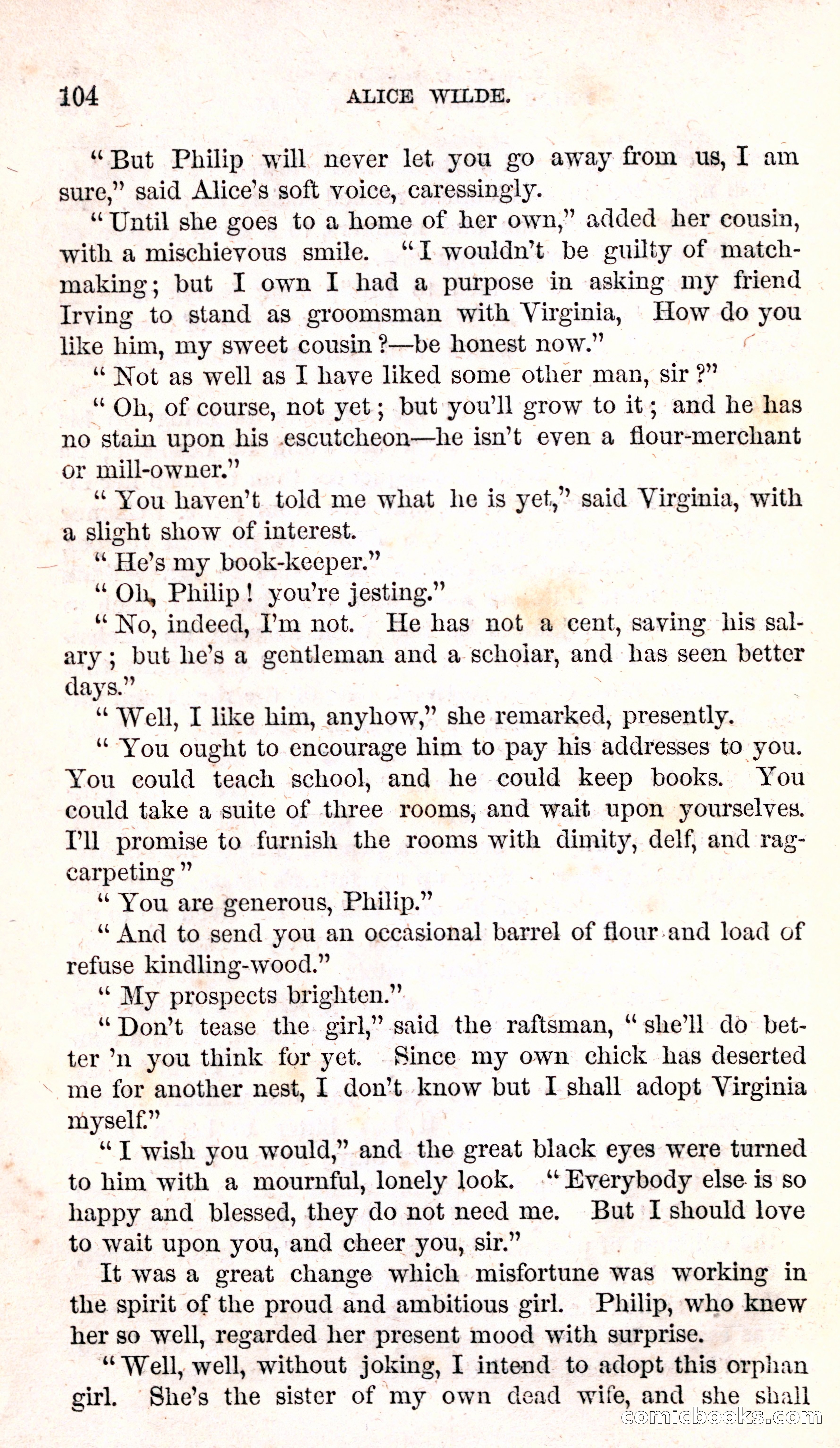 Alice Wilde: The Raftsman's Daughter — page 108 of 135