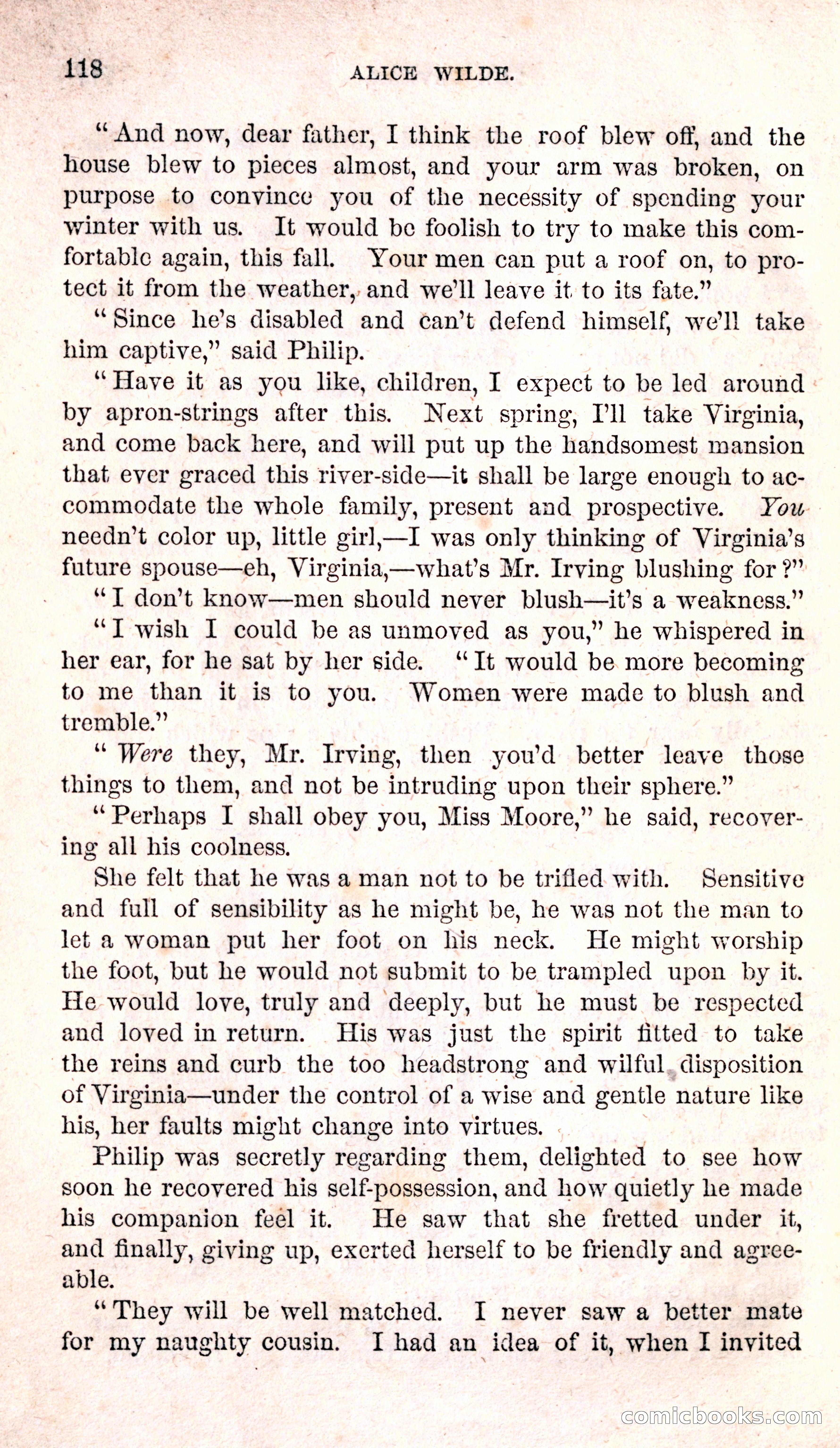 Alice Wilde: The Raftsman's Daughter — page 122 of 135