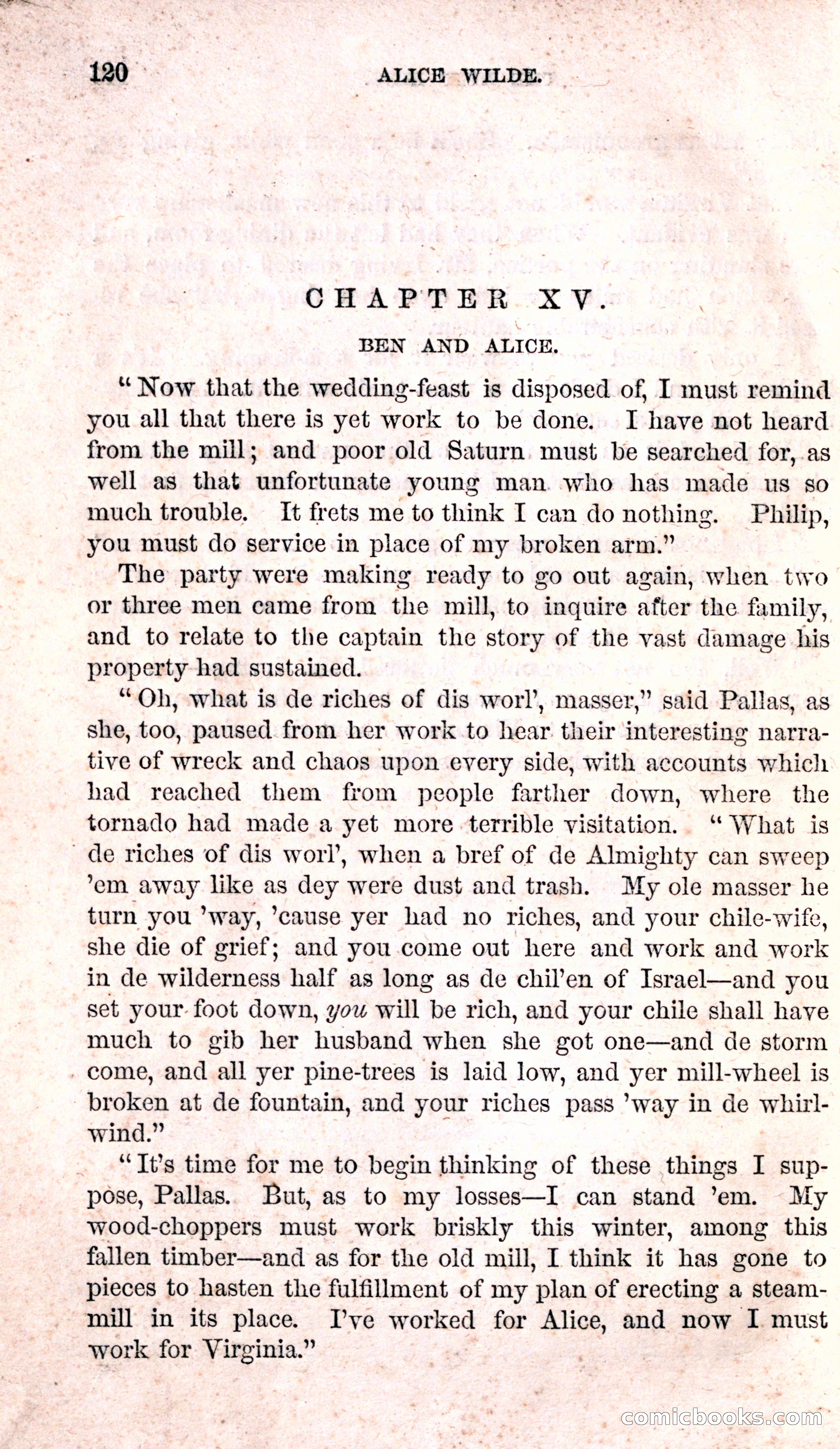 Alice Wilde: The Raftsman's Daughter — page 124 of 135