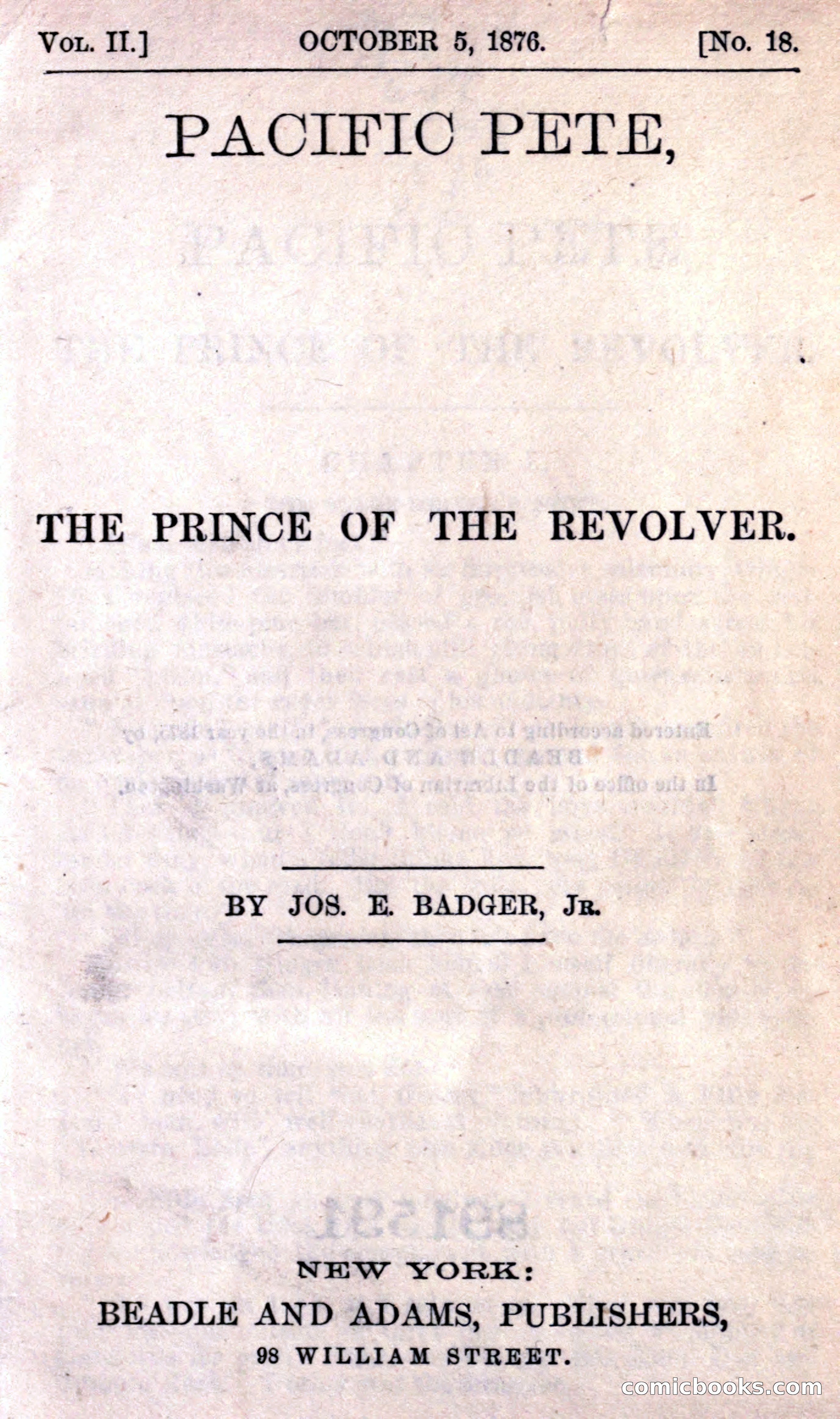Beadle's Dime Library