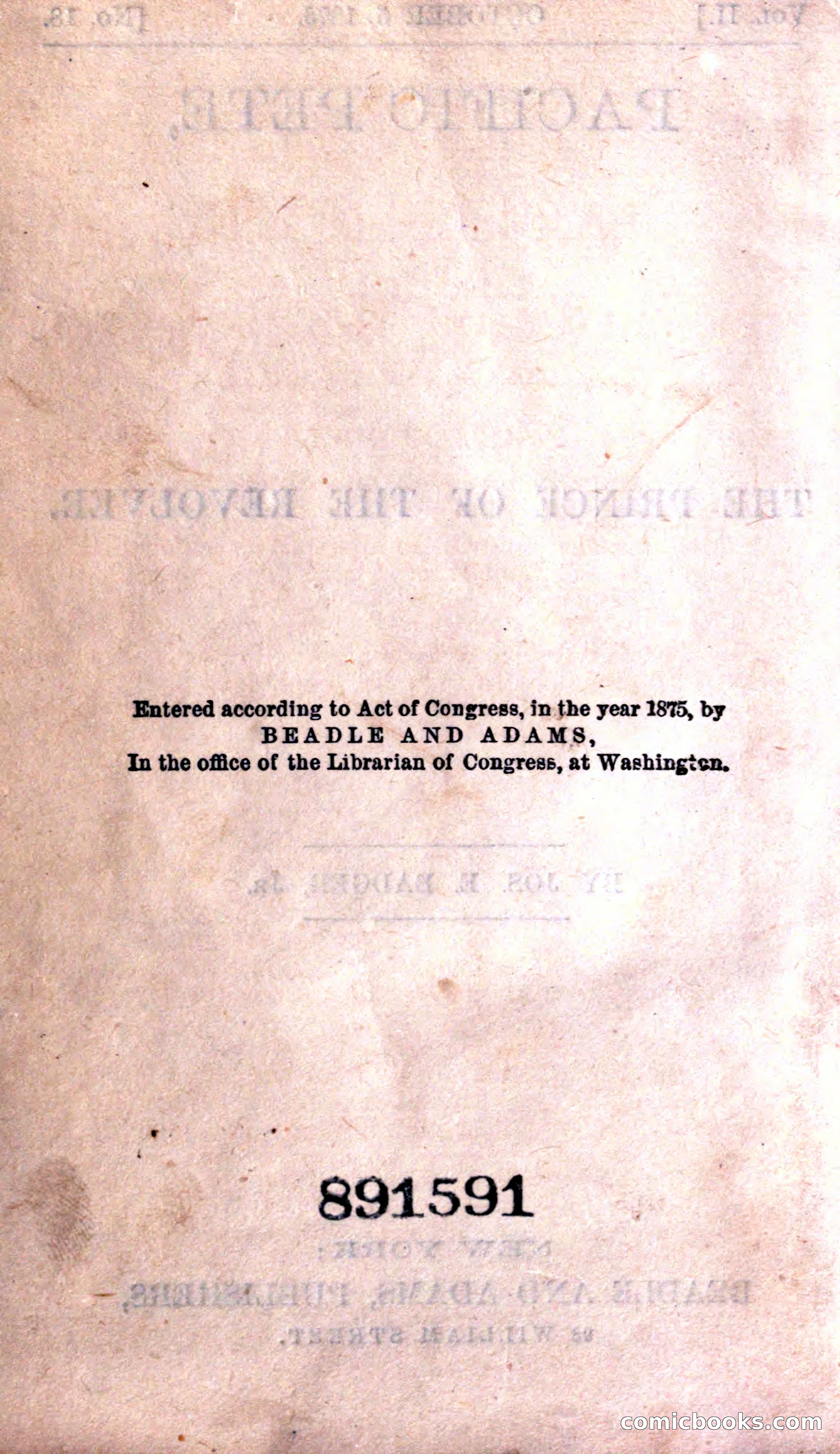 Beadle's Dime Library — page 8 of 15