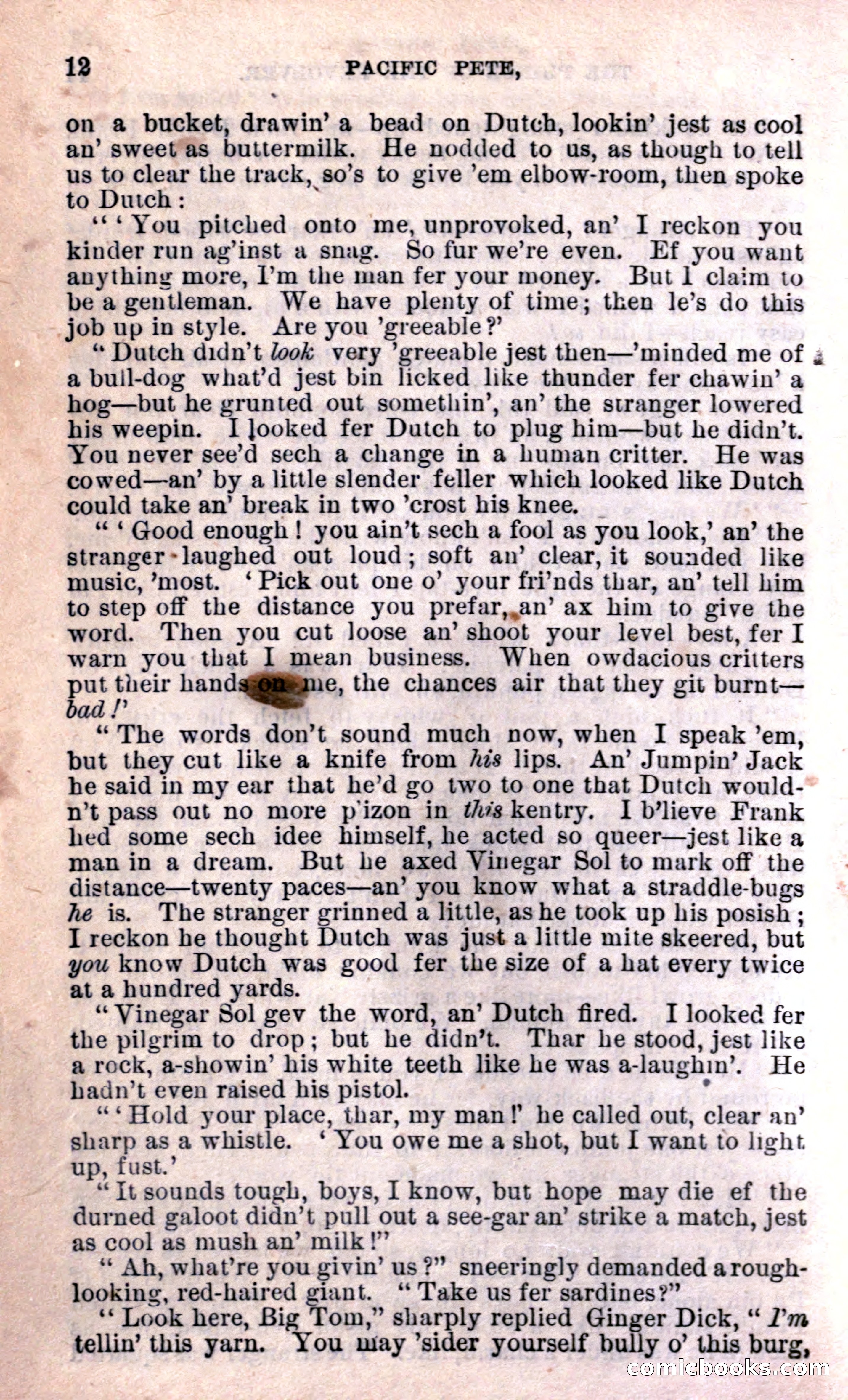 Beadle's Dime Library — page 12 of 15