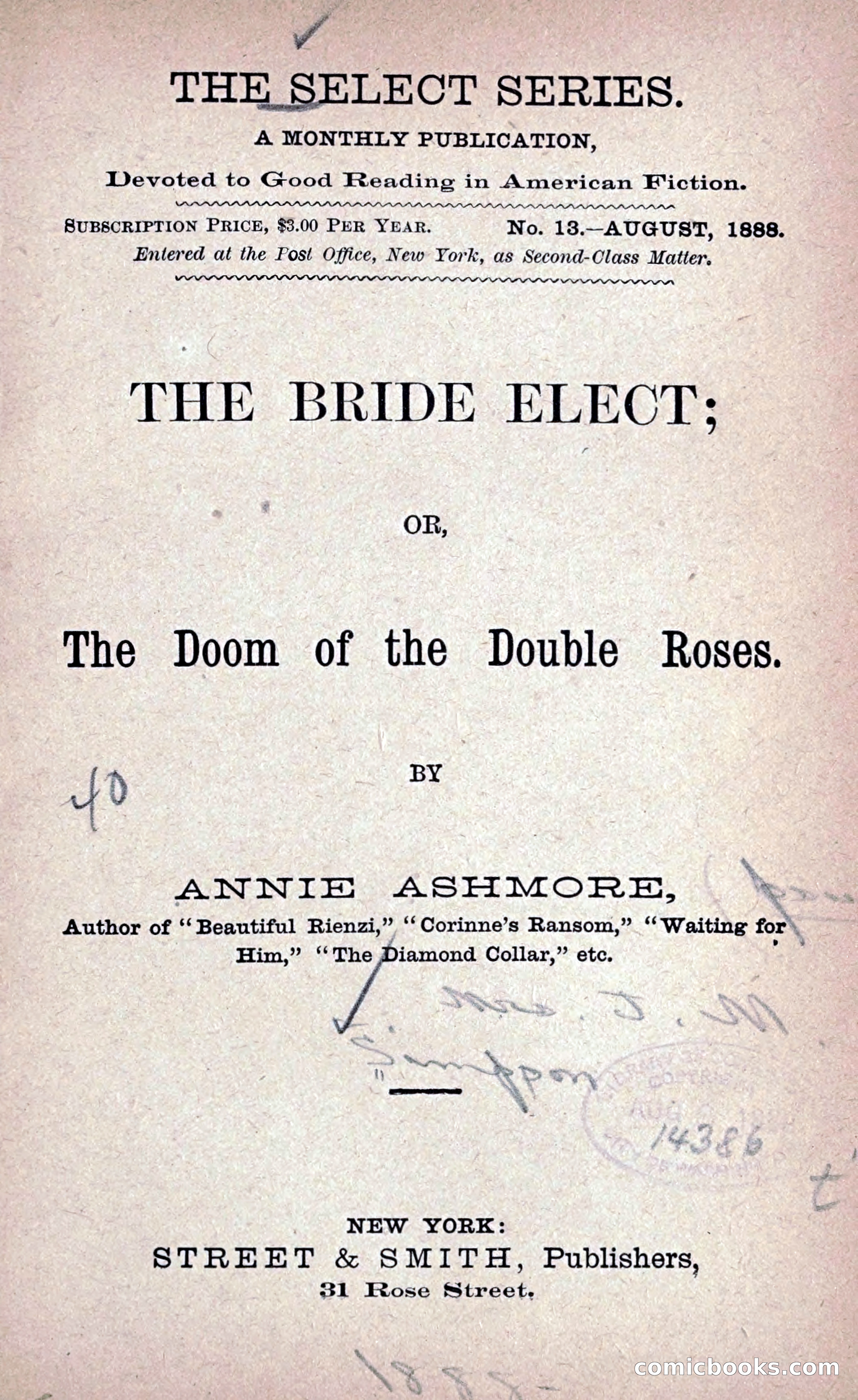 The Bride Elect: or, The Doom of the Double Roses — page 12 of 265