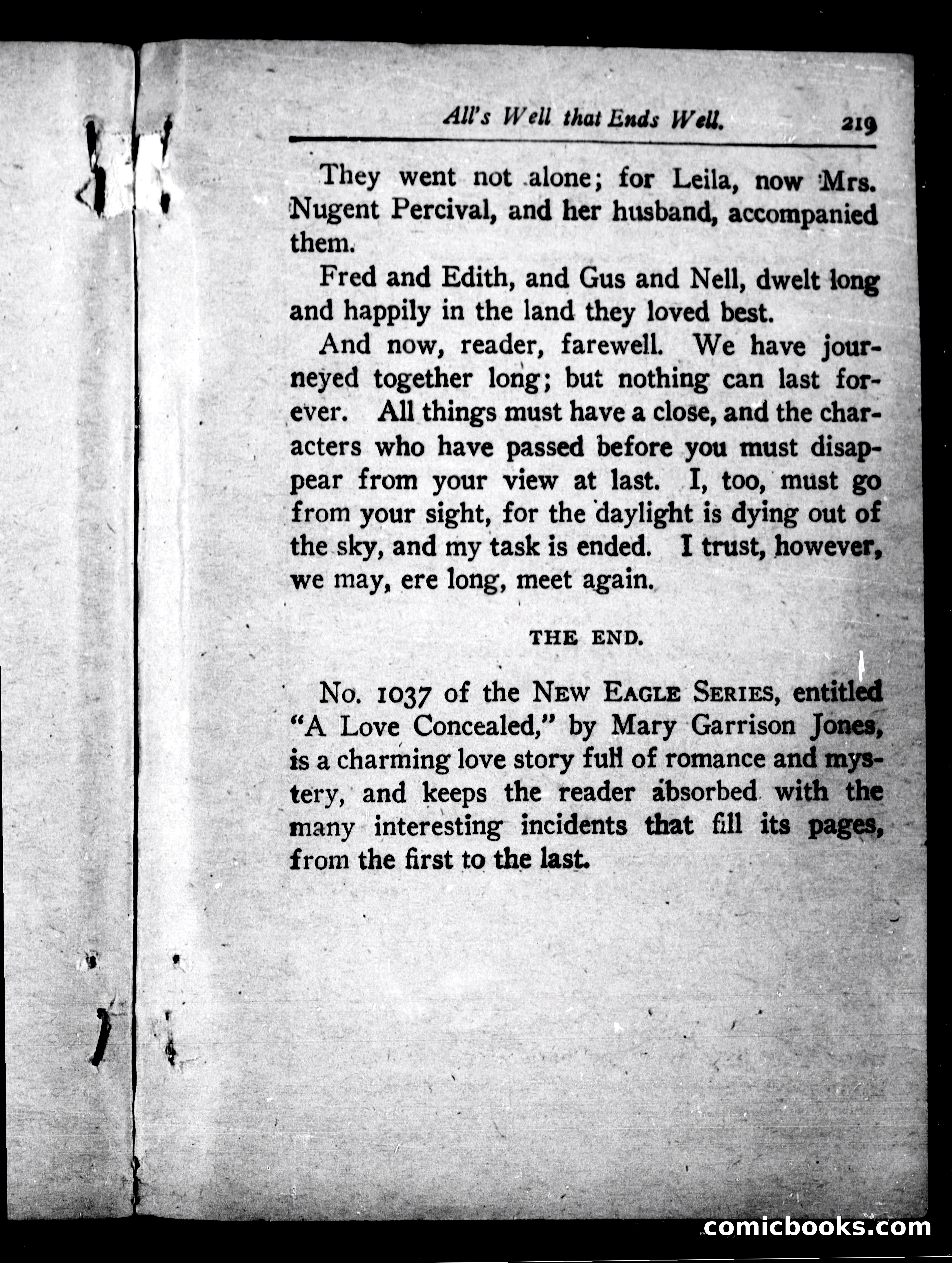 Caught in the Snare — page 235 of 234