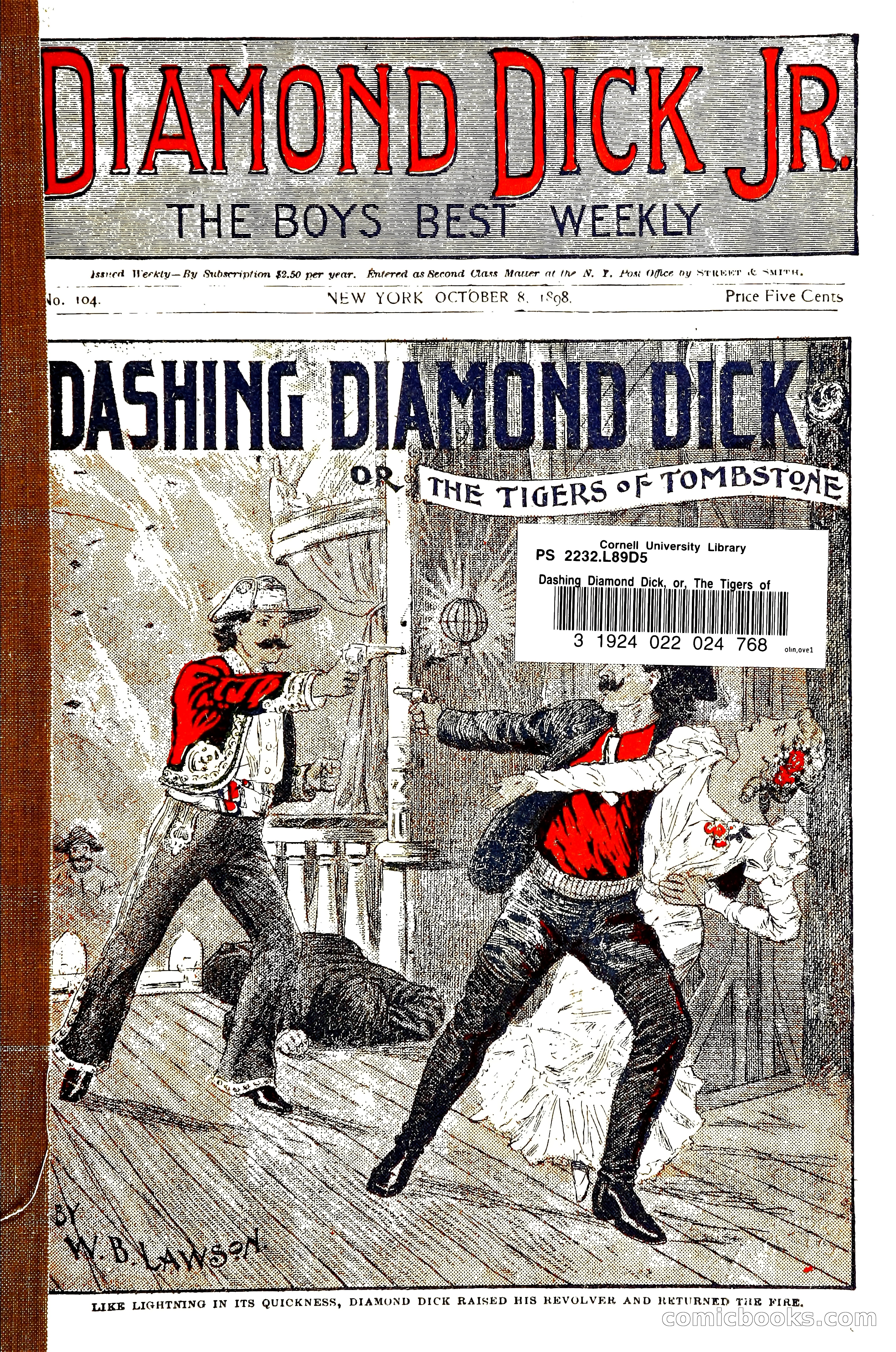 Dashing Diamond Dick, or, The Tigers of Tombstone