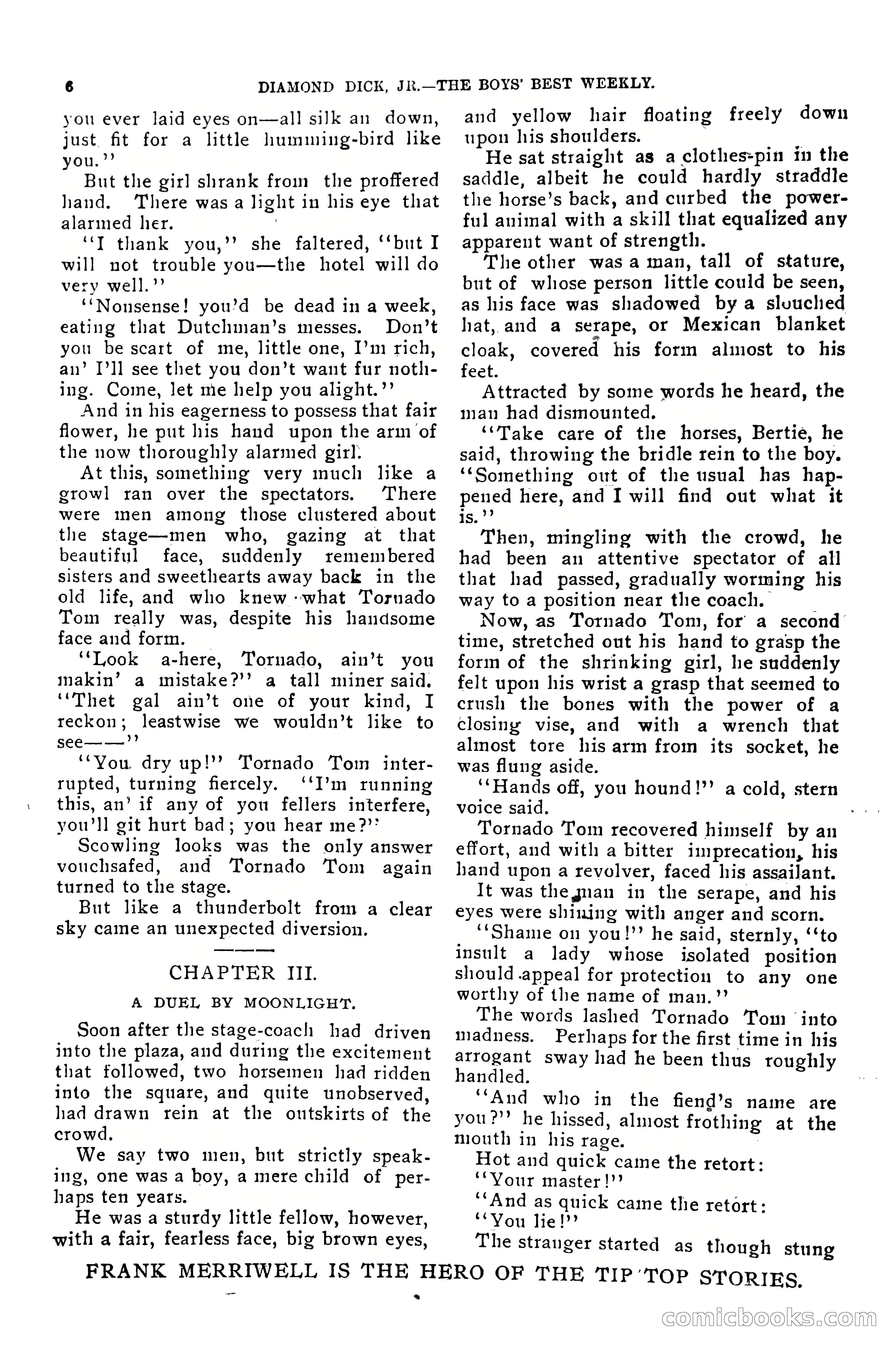 Dashing Diamond Dick, or, The Tigers of Tombstone — page 10 of 38