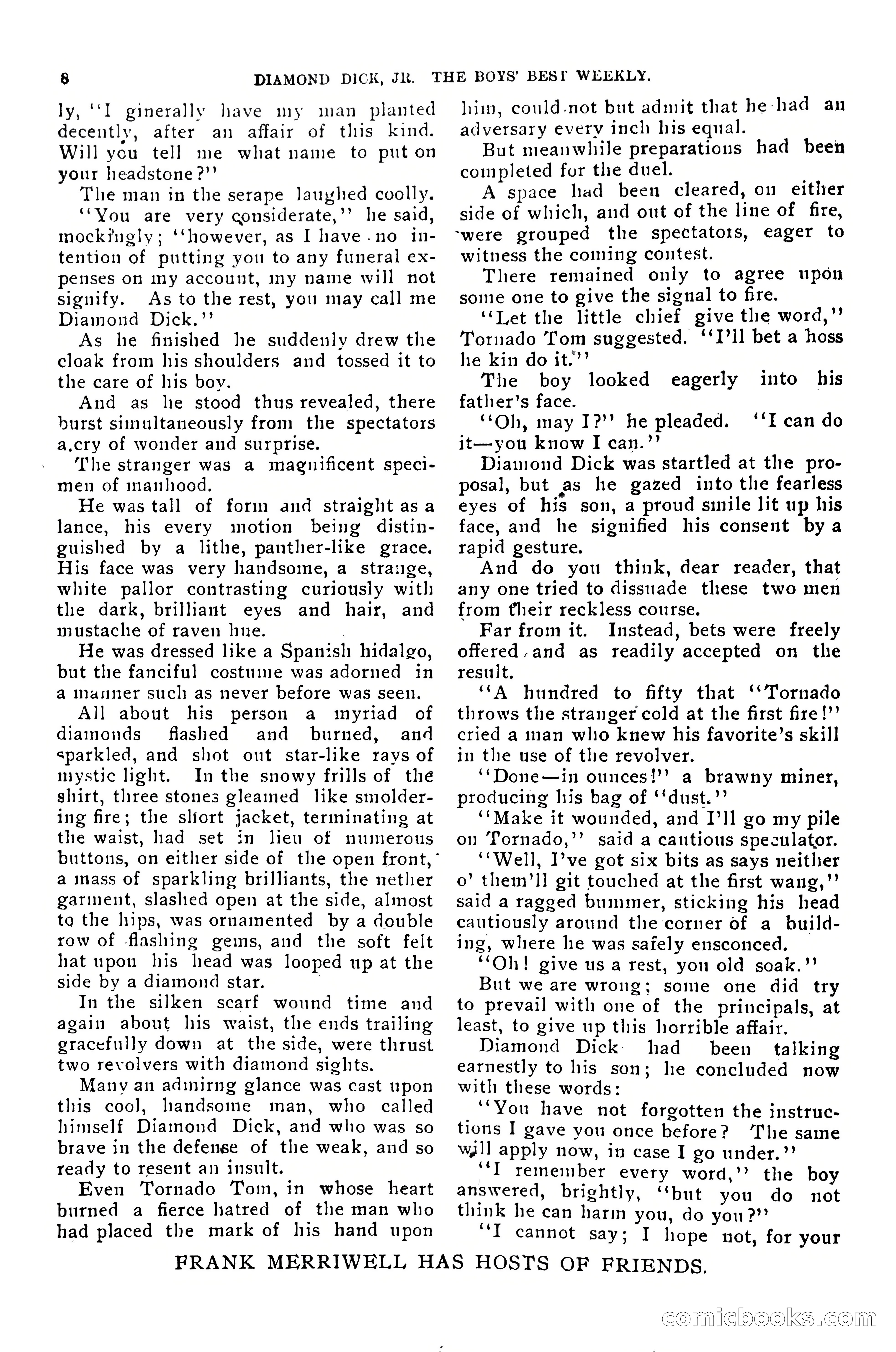 Dashing Diamond Dick, or, The Tigers of Tombstone — page 12 of 38