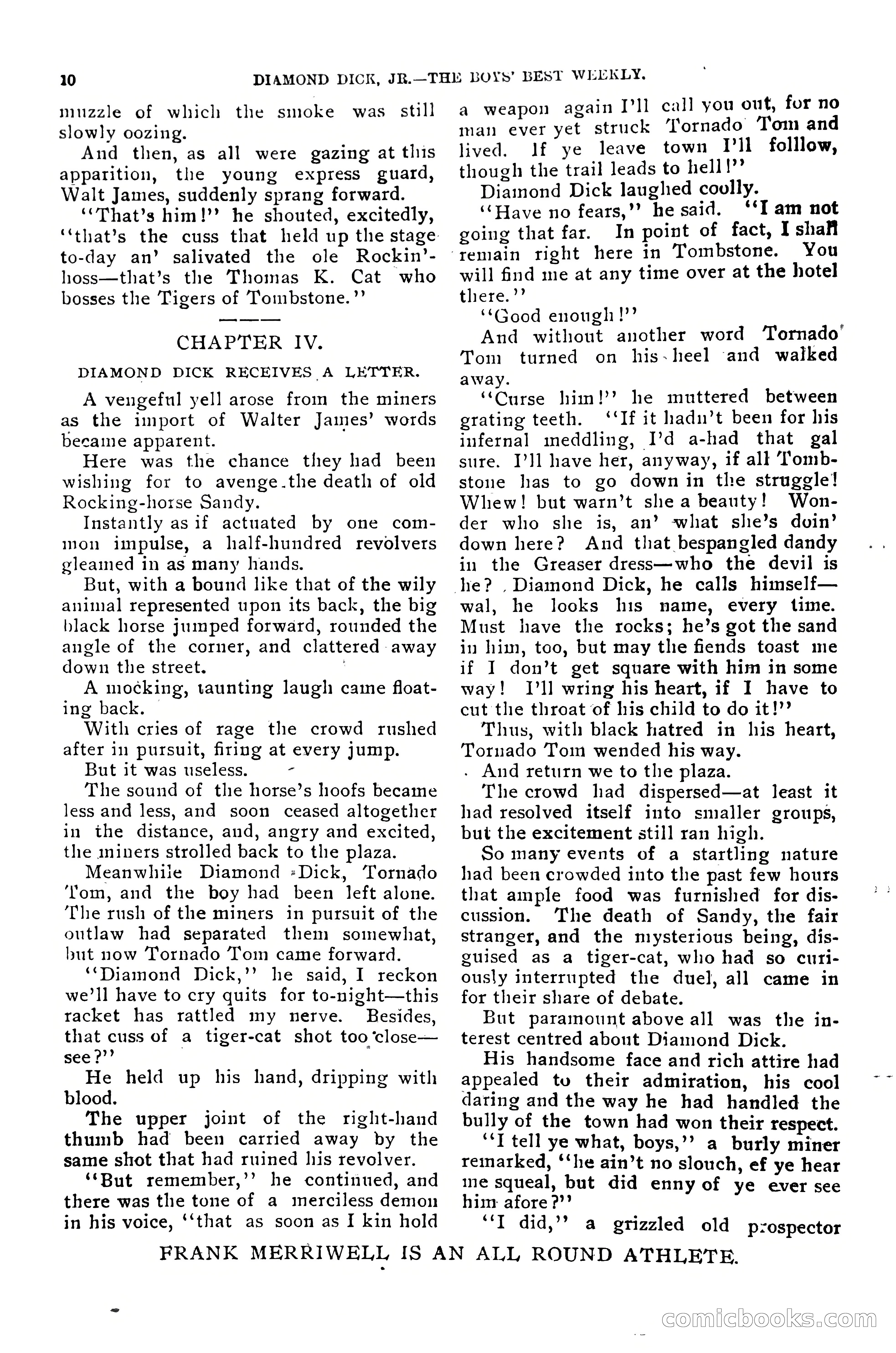 Dashing Diamond Dick, or, The Tigers of Tombstone — page 14 of 38