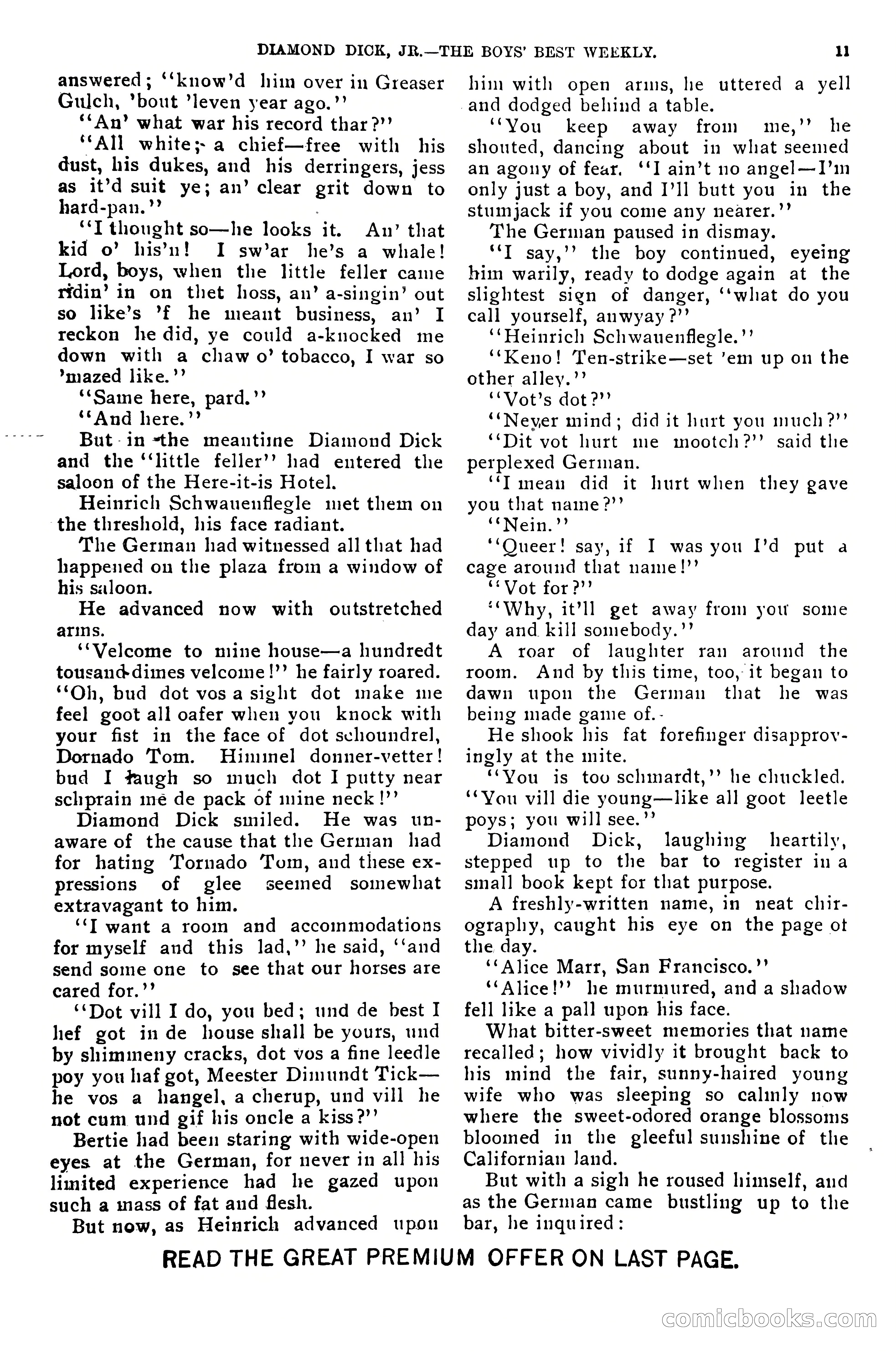 Dashing Diamond Dick, or, The Tigers of Tombstone — page 15 of 38