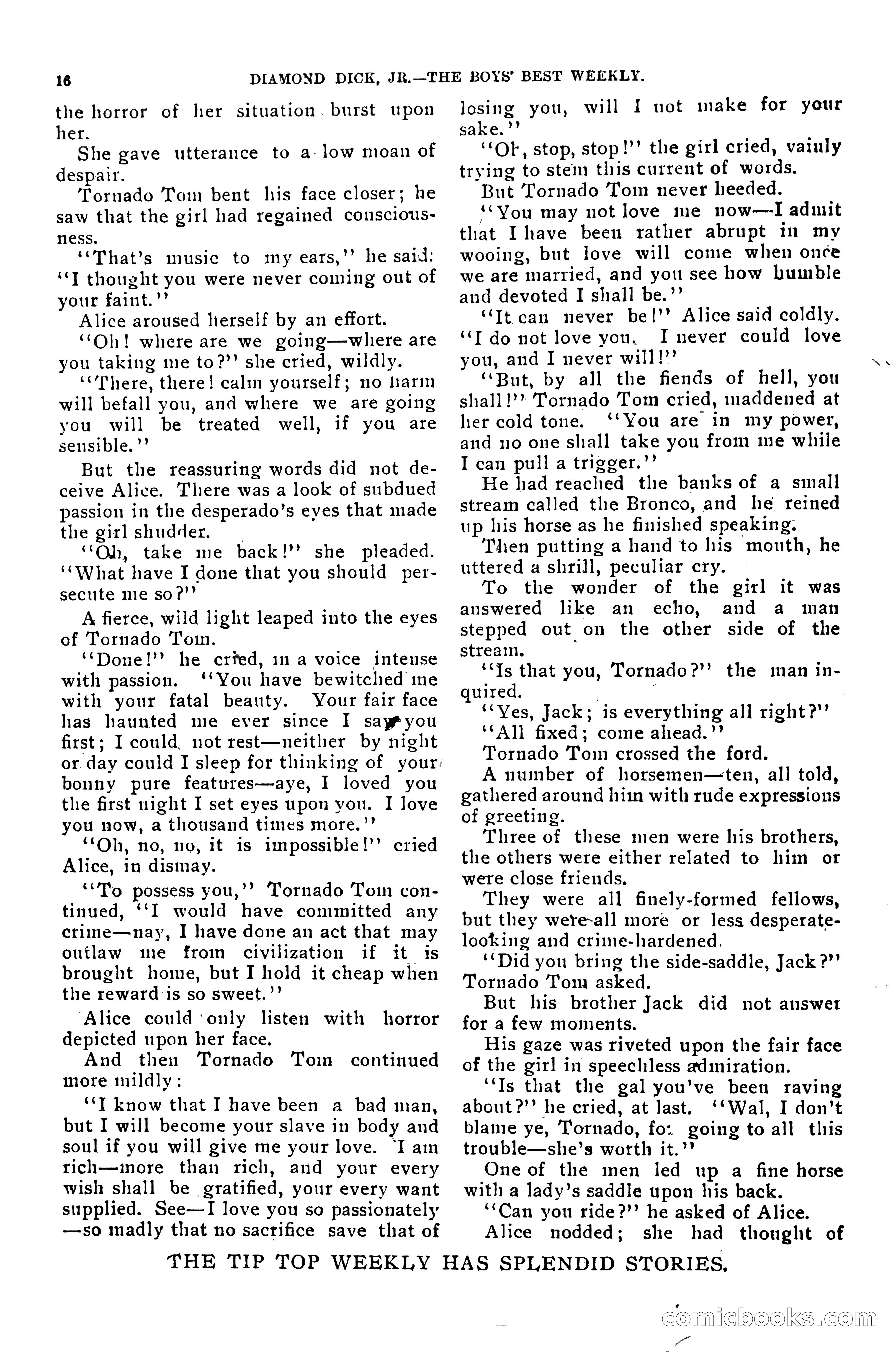 Dashing Diamond Dick, or, The Tigers of Tombstone — page 20 of 38