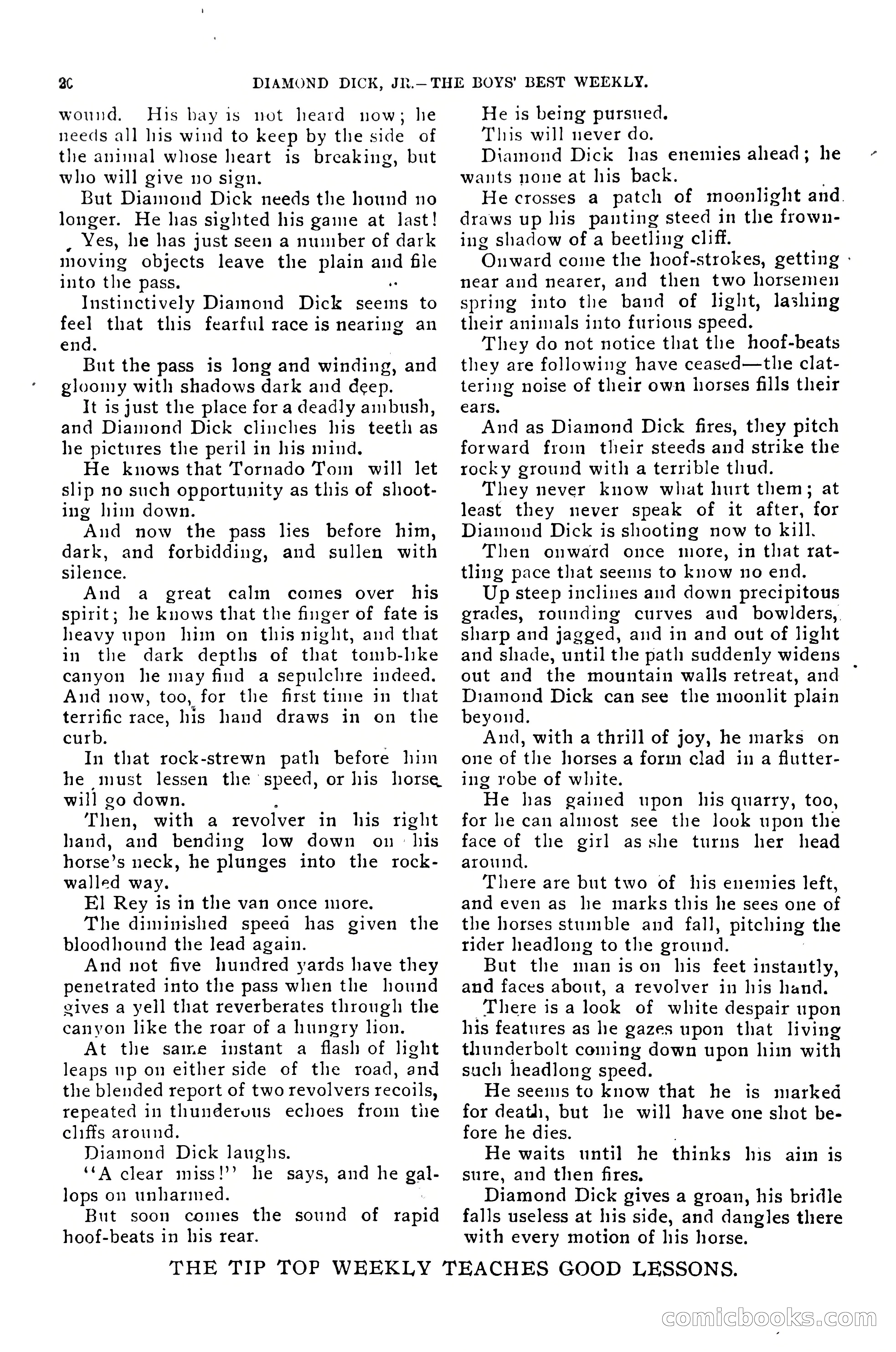 Dashing Diamond Dick, or, The Tigers of Tombstone — page 24 of 38