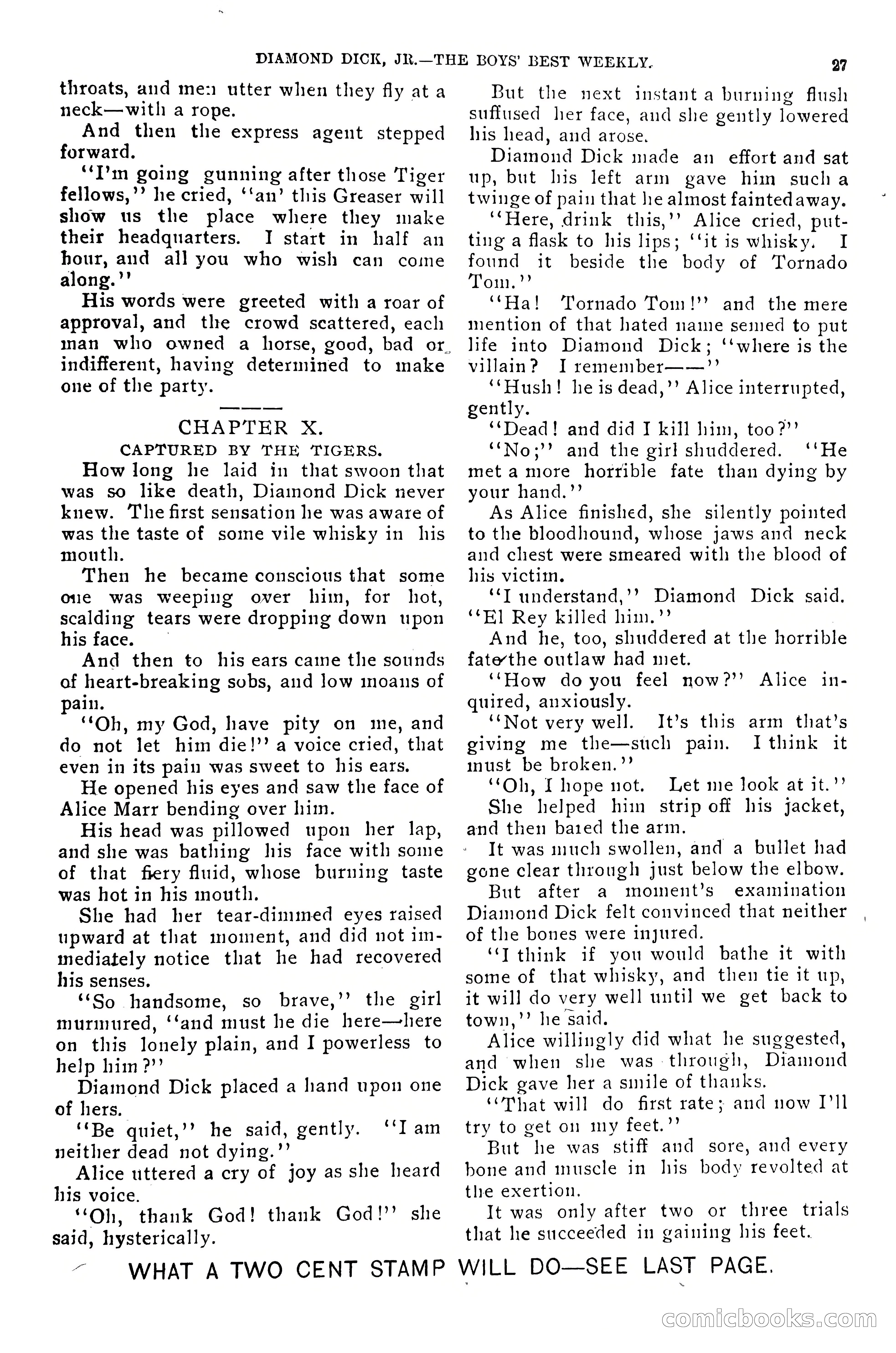 Dashing Diamond Dick, or, The Tigers of Tombstone — page 31 of 38