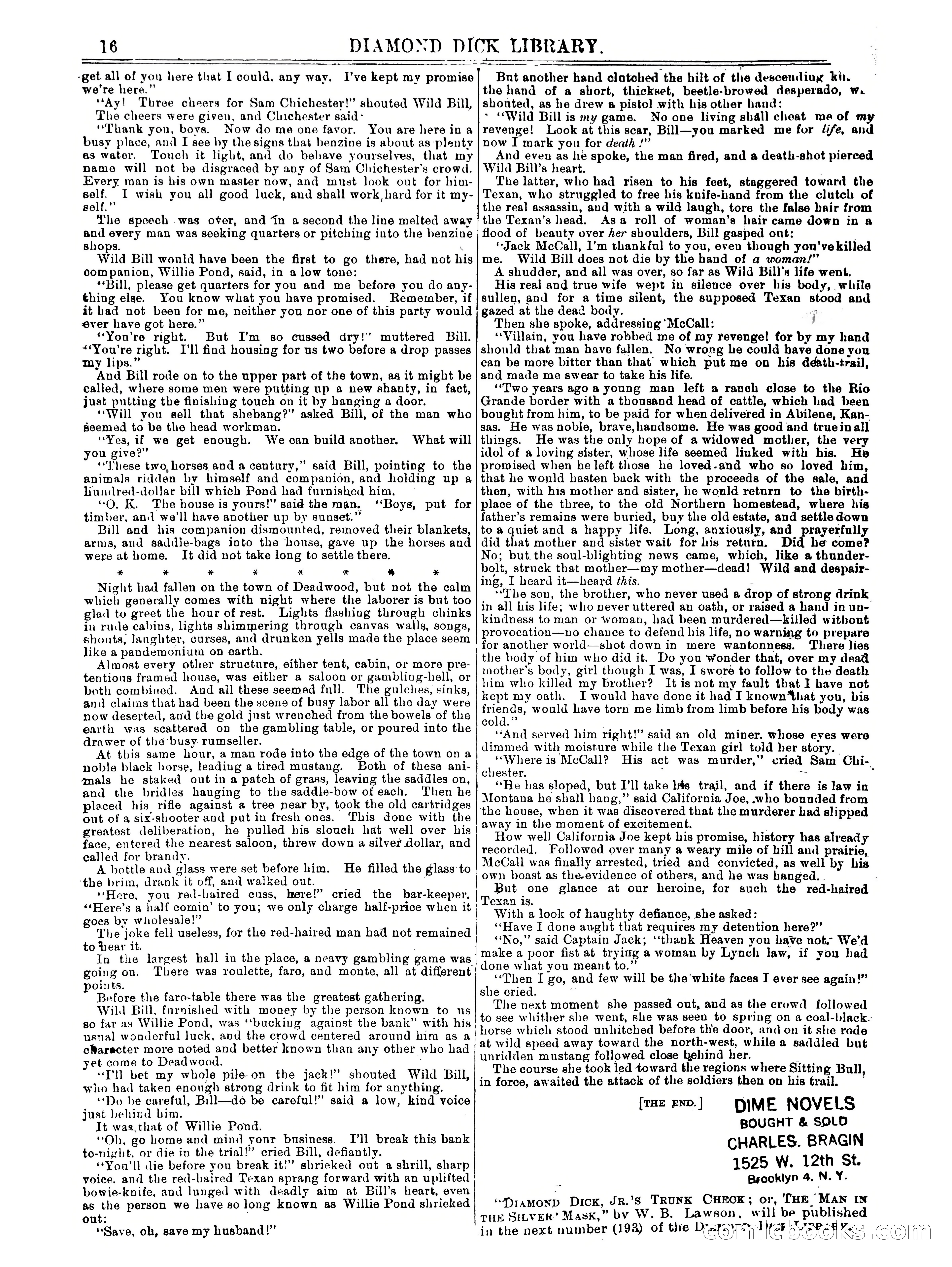 Wild Bill's Last Trail — page 18 of 18