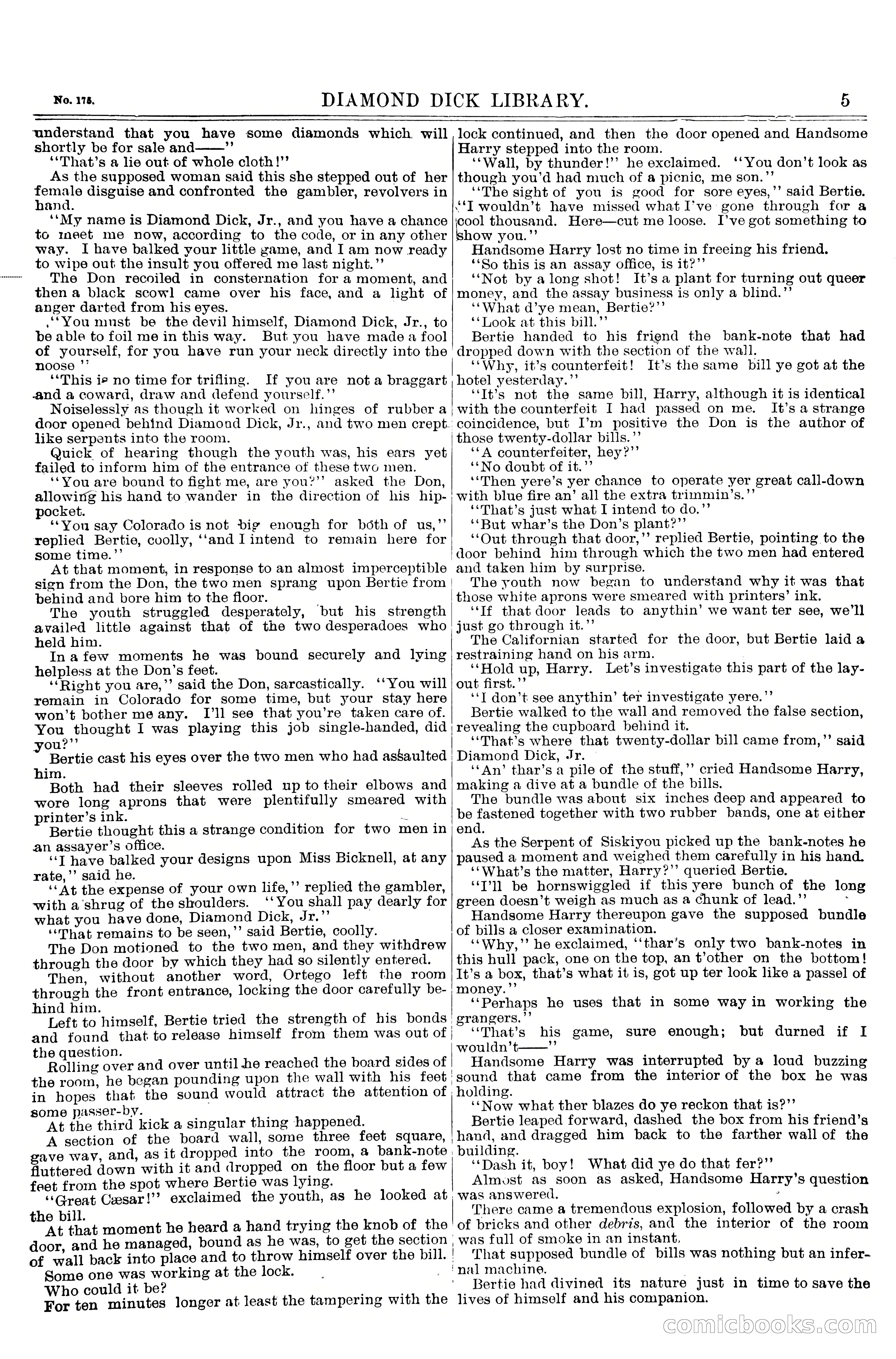Diamond Dick, Jr.'s Call Down; or, The King of the Silver Box — page 7 of 18