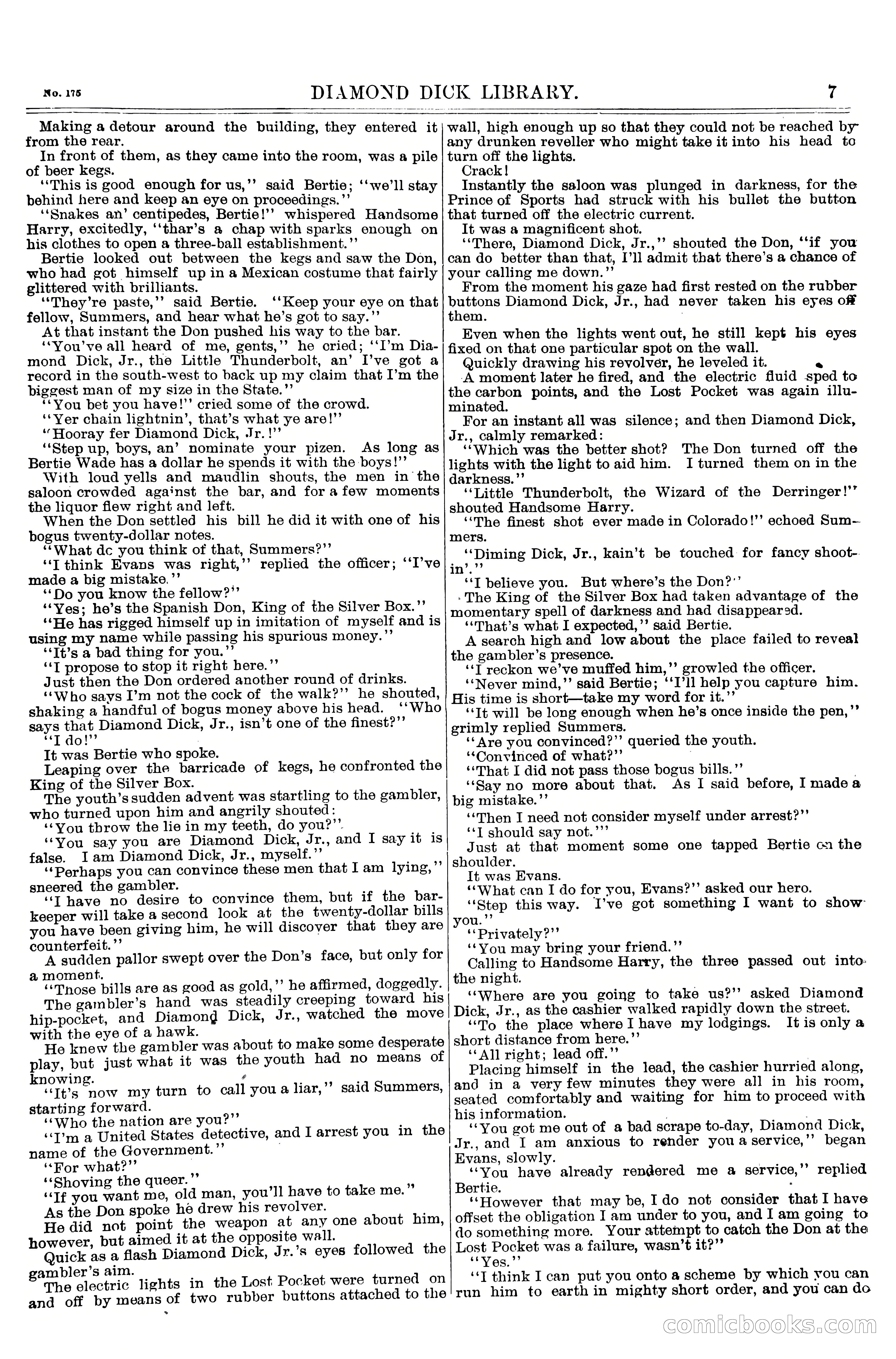Diamond Dick, Jr.'s Call Down; or, The King of the Silver Box — page 9 of 18
