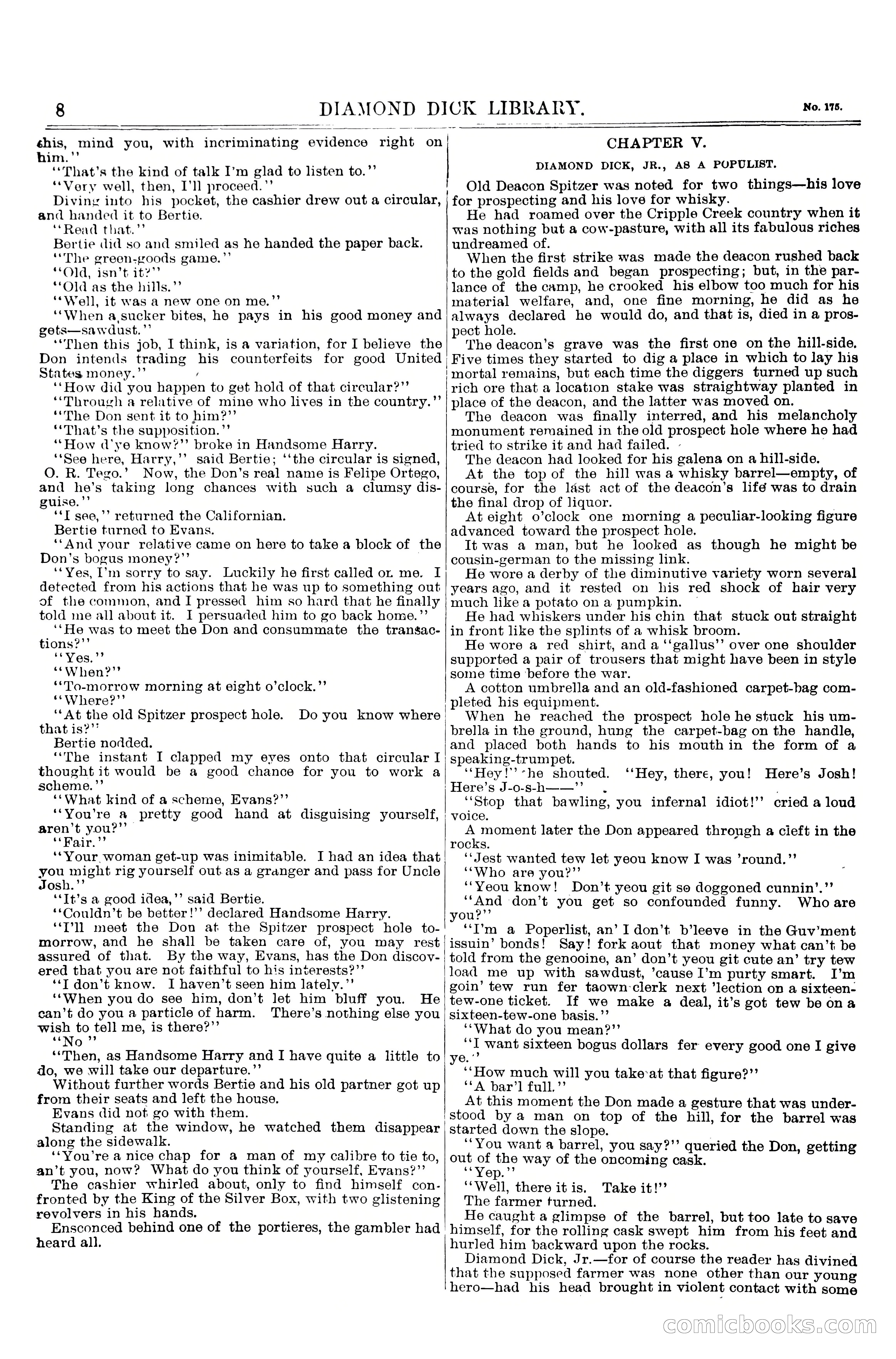 Diamond Dick, Jr.'s Call Down; or, The King of the Silver Box — page 10 of 18