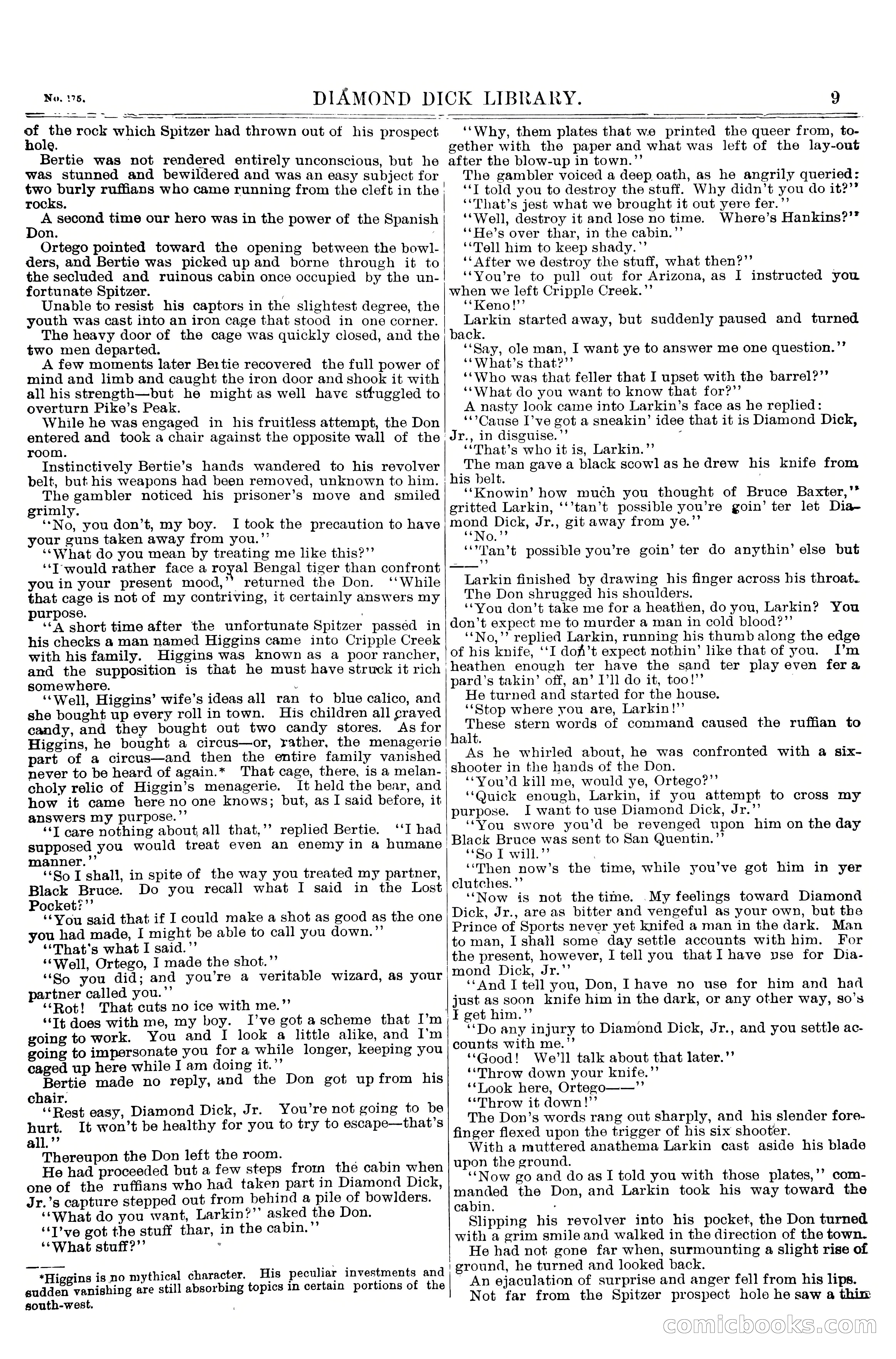Diamond Dick, Jr.'s Call Down; or, The King of the Silver Box — page 11 of 18