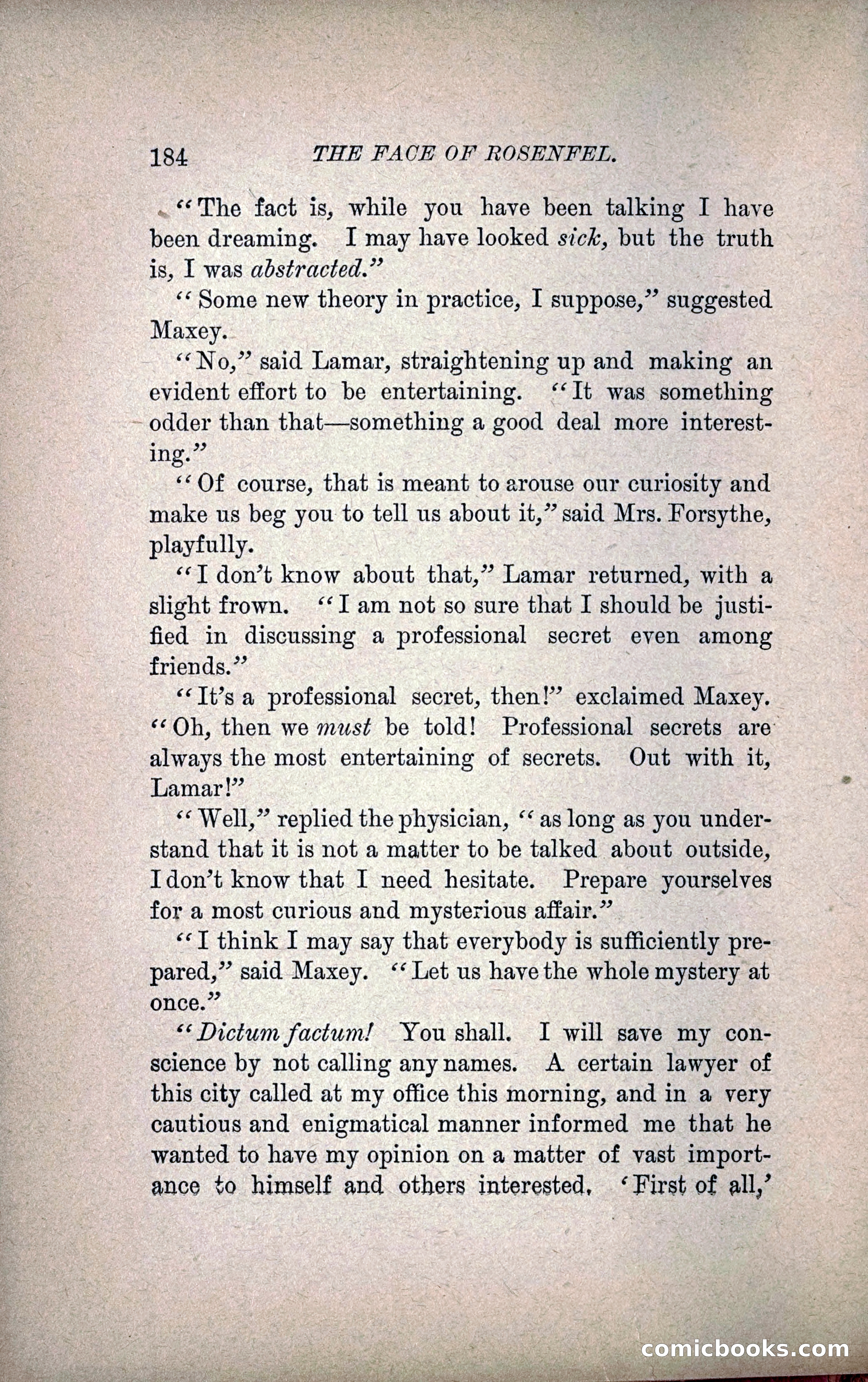 The Face of Rosenfeld — page 191 of 267