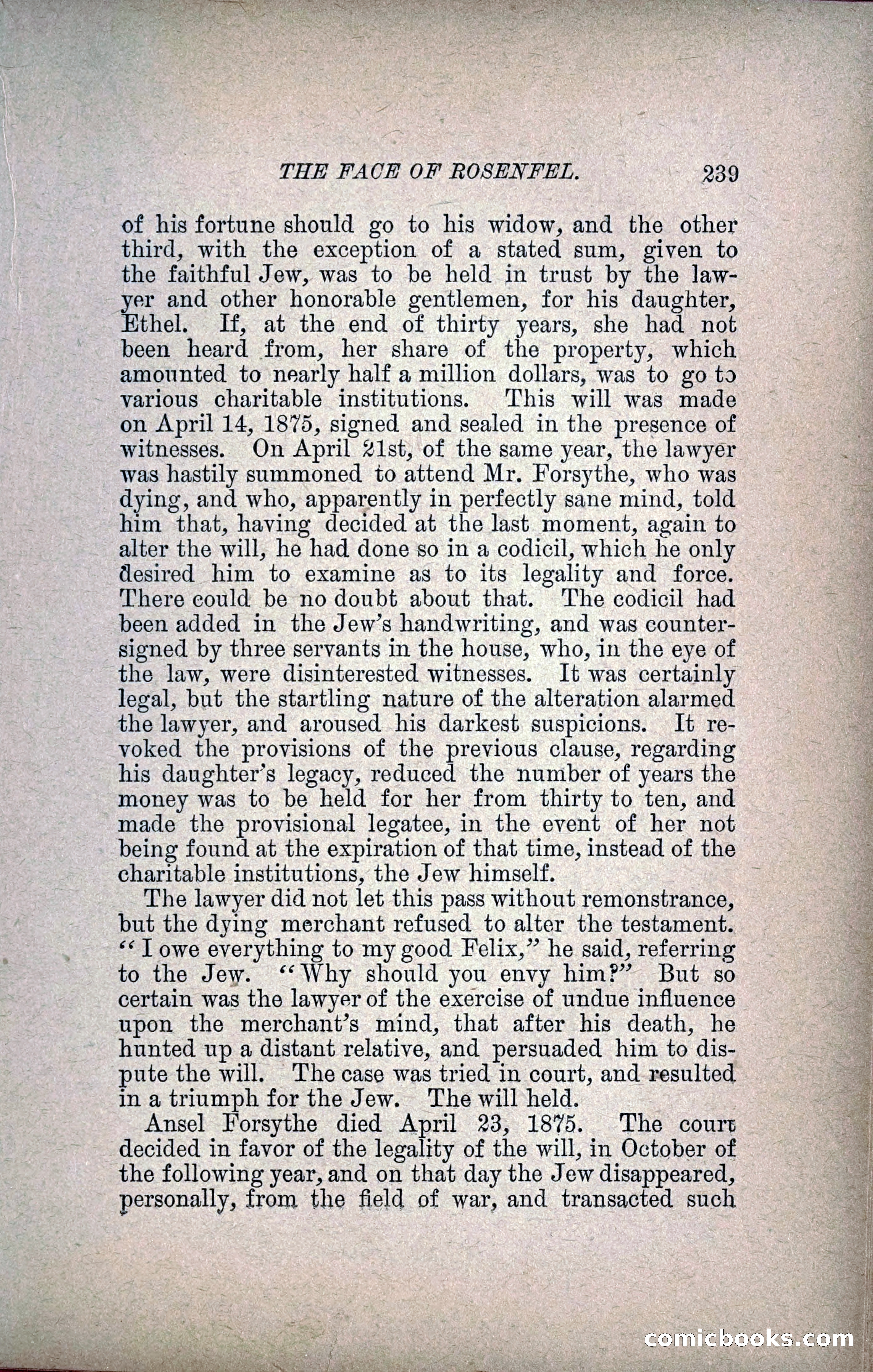 The Face of Rosenfeld — page 246 of 267