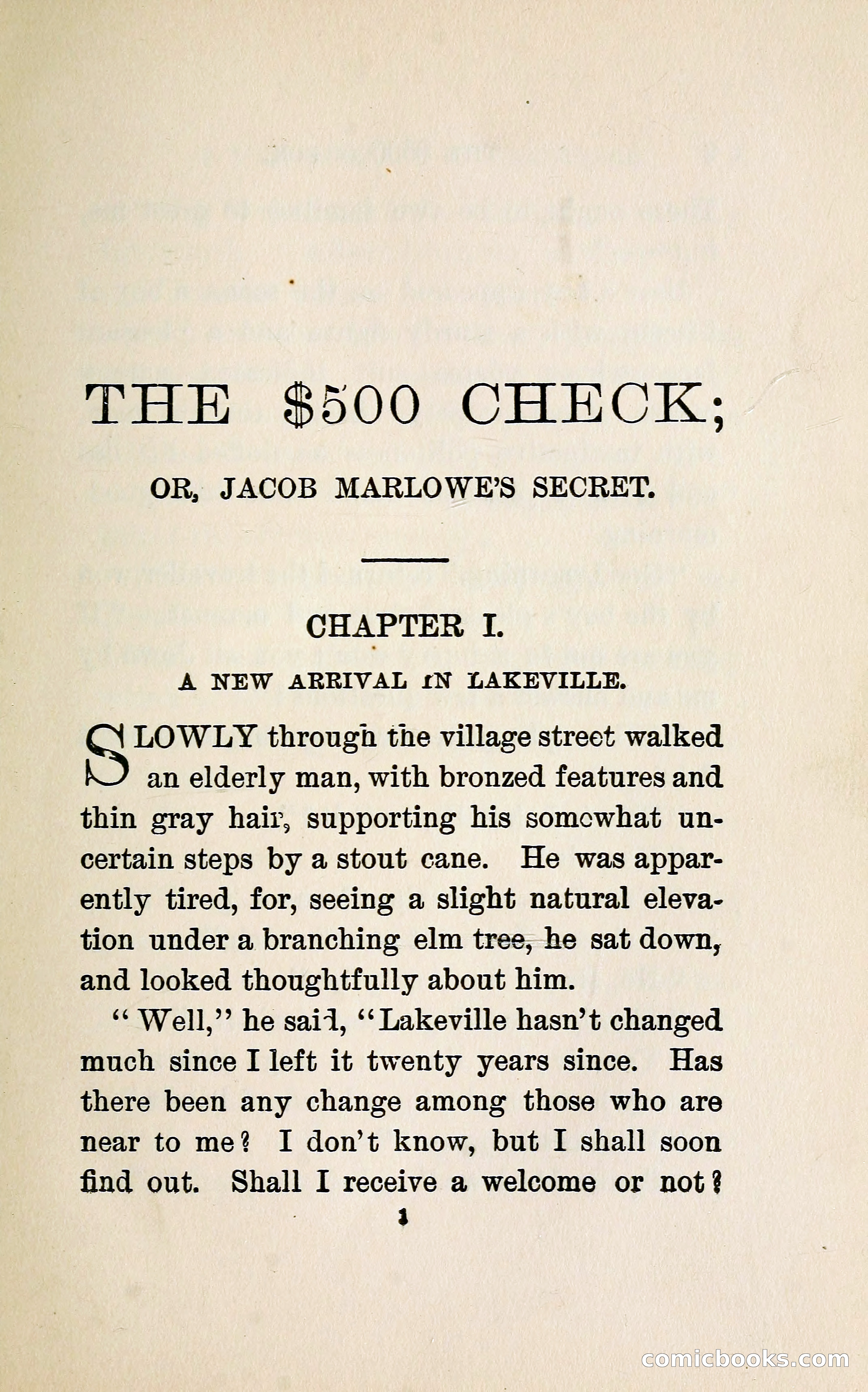 The $500 Check — page 14 of 372