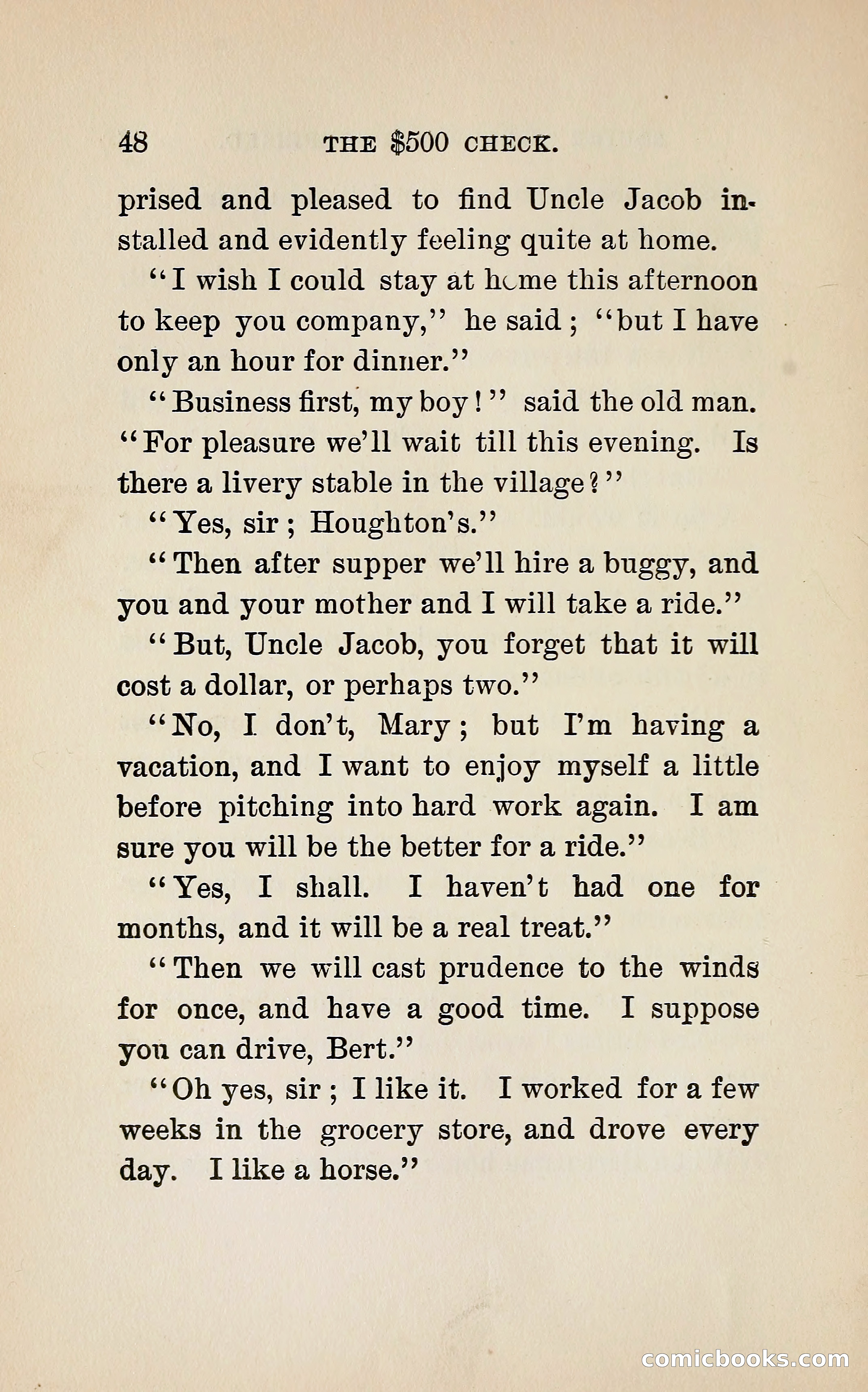 The $500 Check — page 63 of 372
