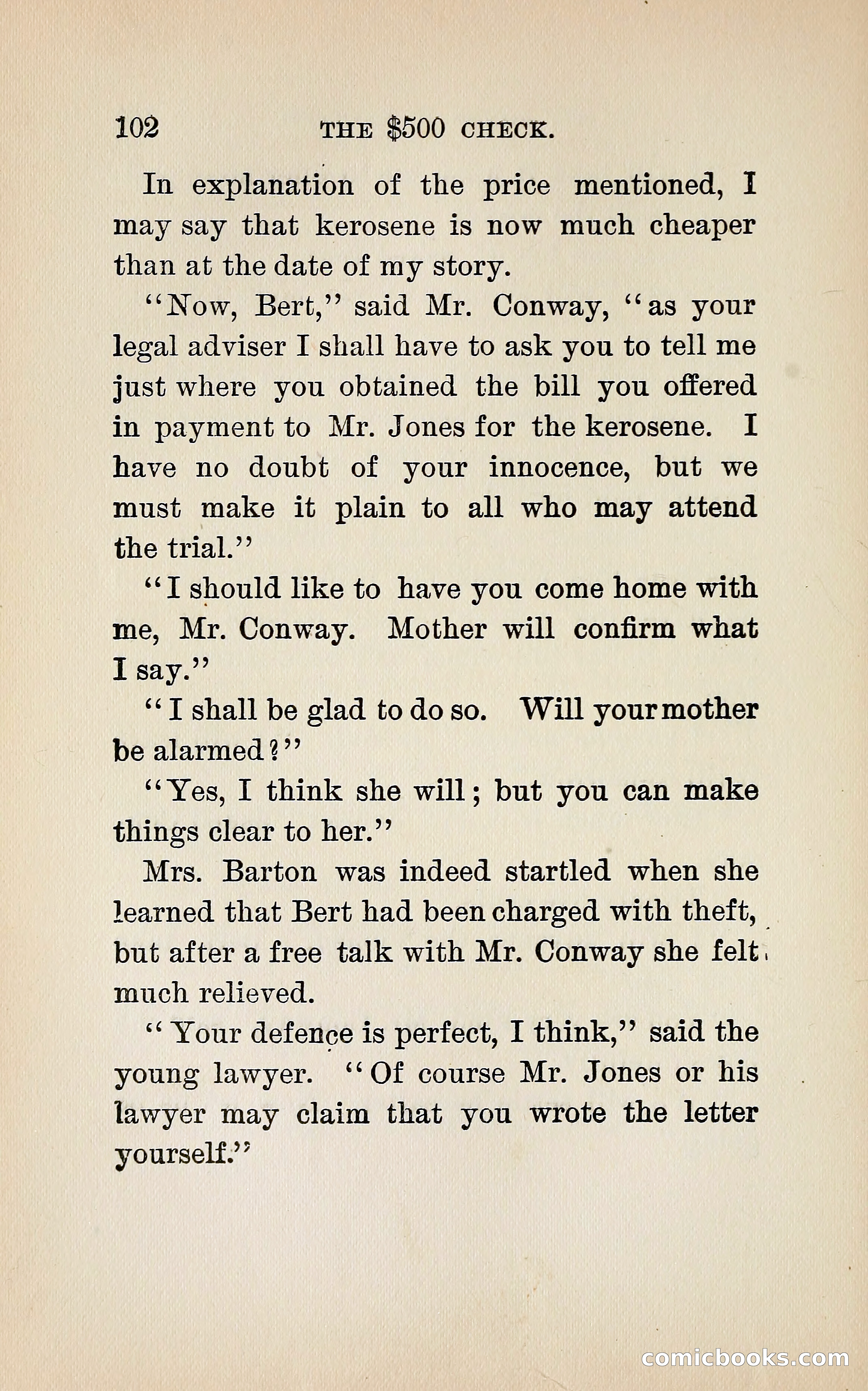 The $500 Check — page 119 of 372